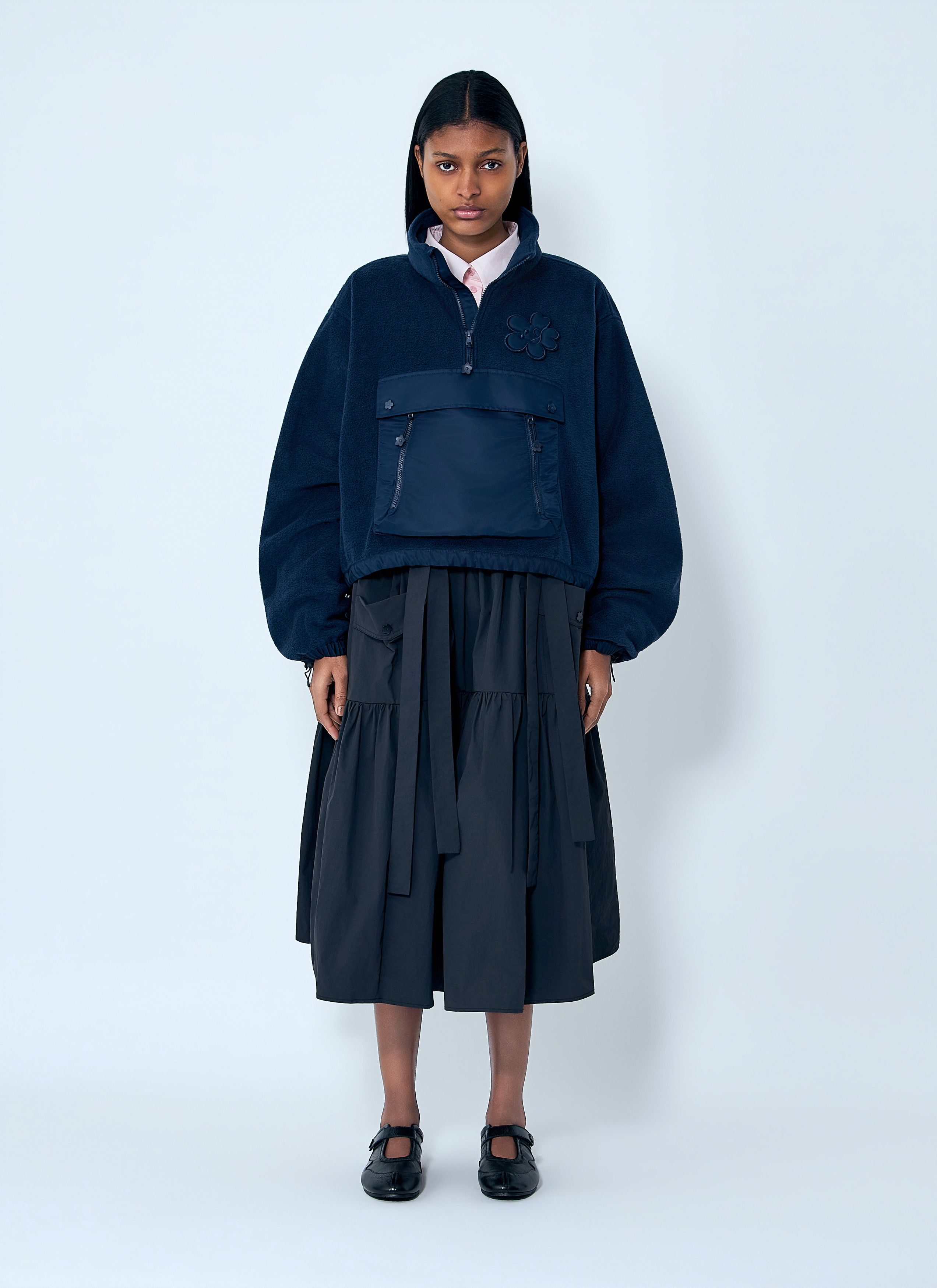 Cecilie Bahnsen High-Neck Fleece Pullover Size XS / US 0-2 / IT 36-38 - 2 Thumbnail