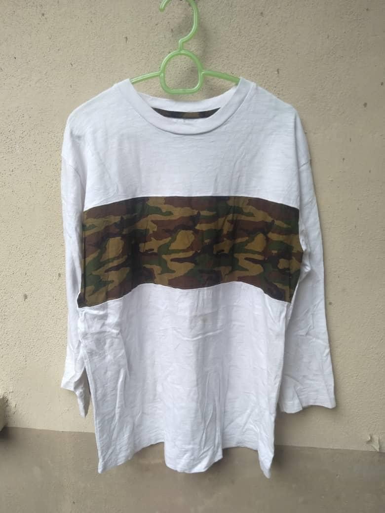 ADAM ET ROPE 💥💥💥offer me ! ADAM ET ROPE 3QUARTERS SLEEVES CAMO T SHIRT Size US M / EU 48-50 / 2 - 1 Thumbnail