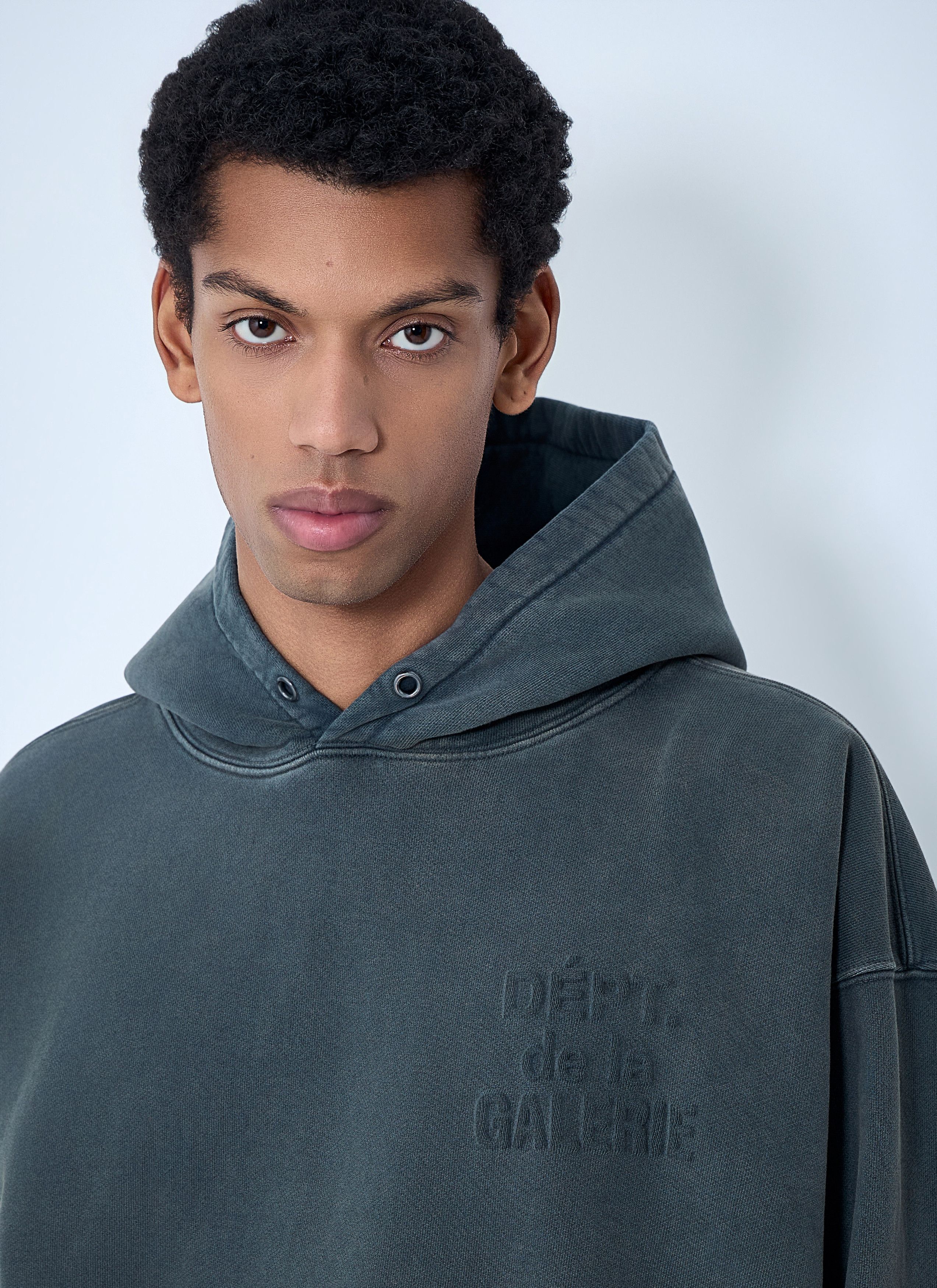 Gallery Dept. Oversized Cotton-Blend Hooded Sweatshirt Size US XL / EU 56 / 4 - 5 Thumbnail