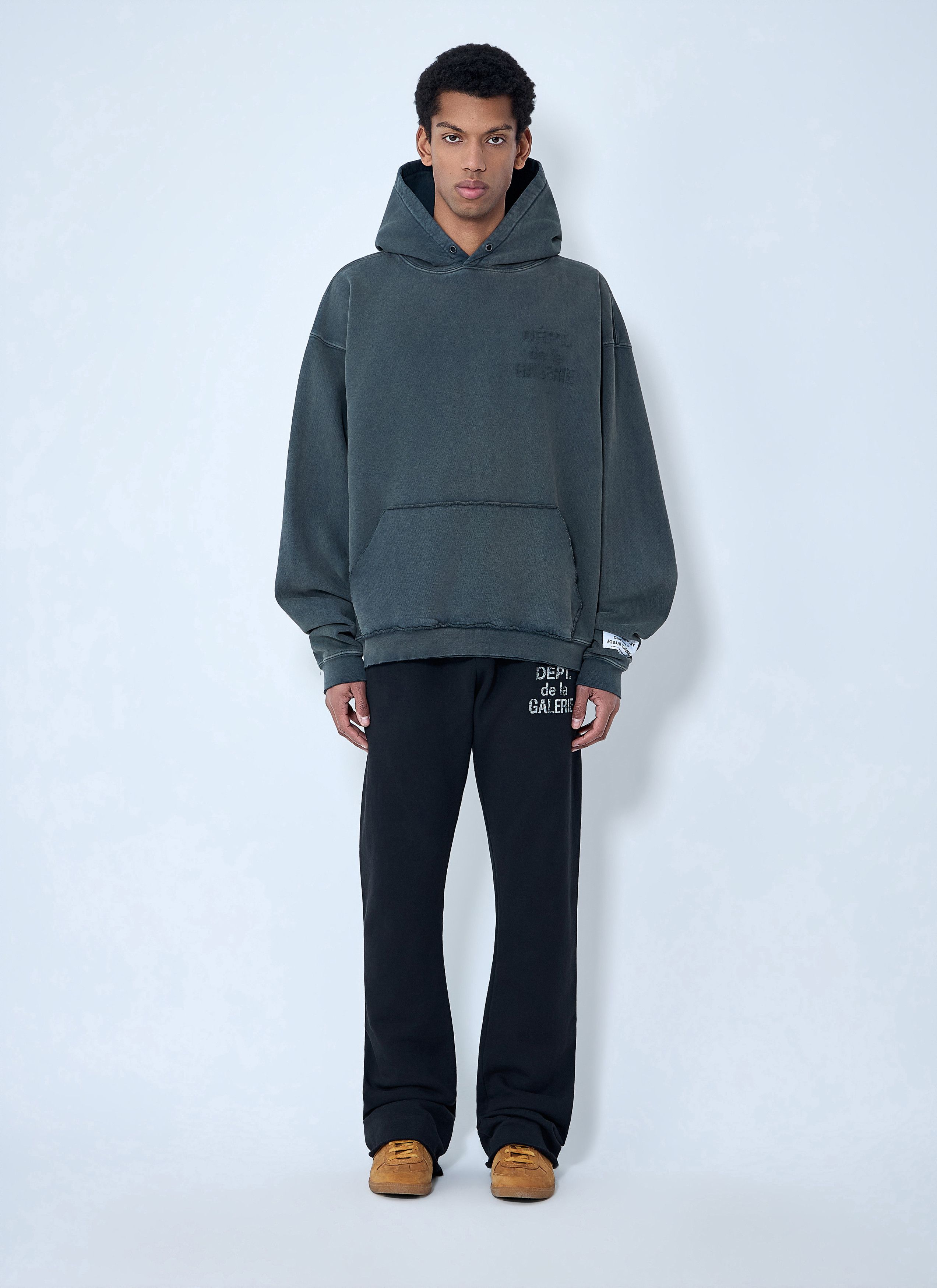 Gallery Dept. Oversized Cotton-Blend Hooded Sweatshirt Size US XXL / EU 58 / 5 - 2 Thumbnail