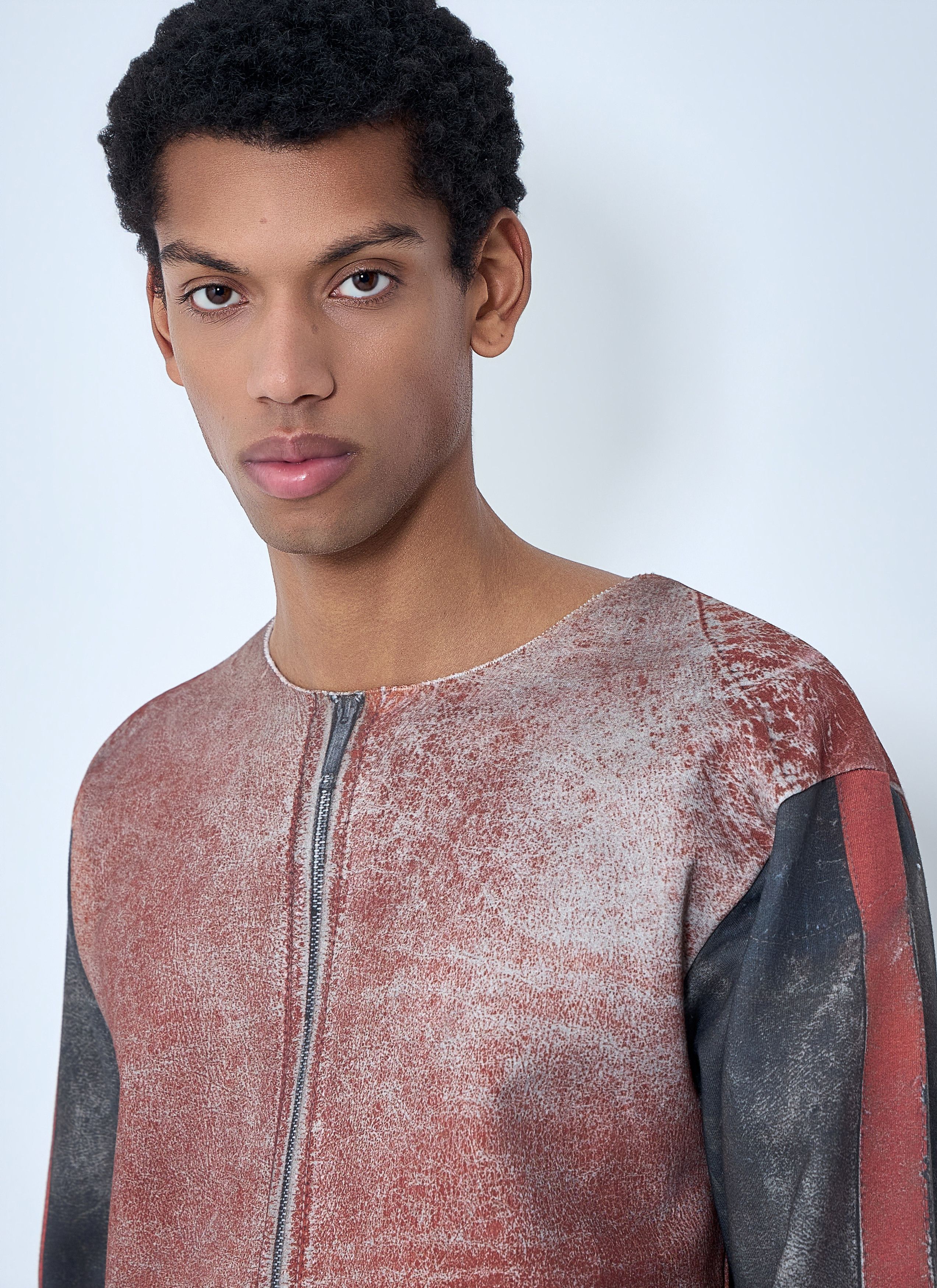 Gallery Dept. Raw-Edge Zip-Print Top Size US XXL / EU 58 / 5 - 5 Thumbnail