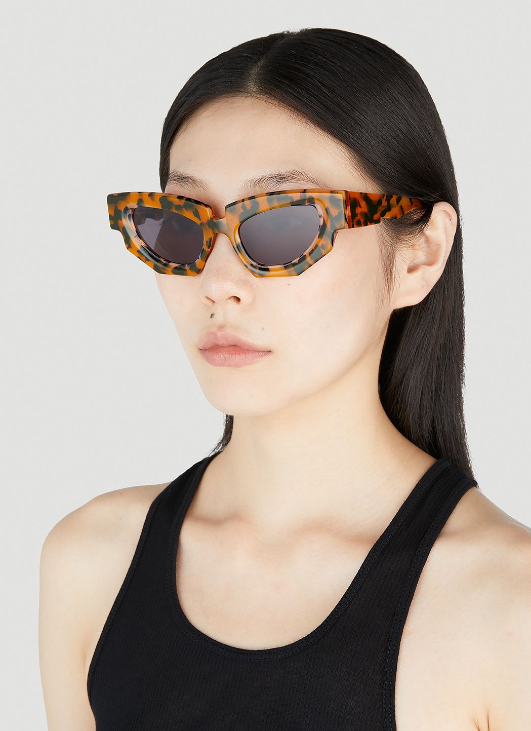 Kuboraum F5 Tortoiseshell Sunglasses Size ONE SIZE - 7 Thumbnail