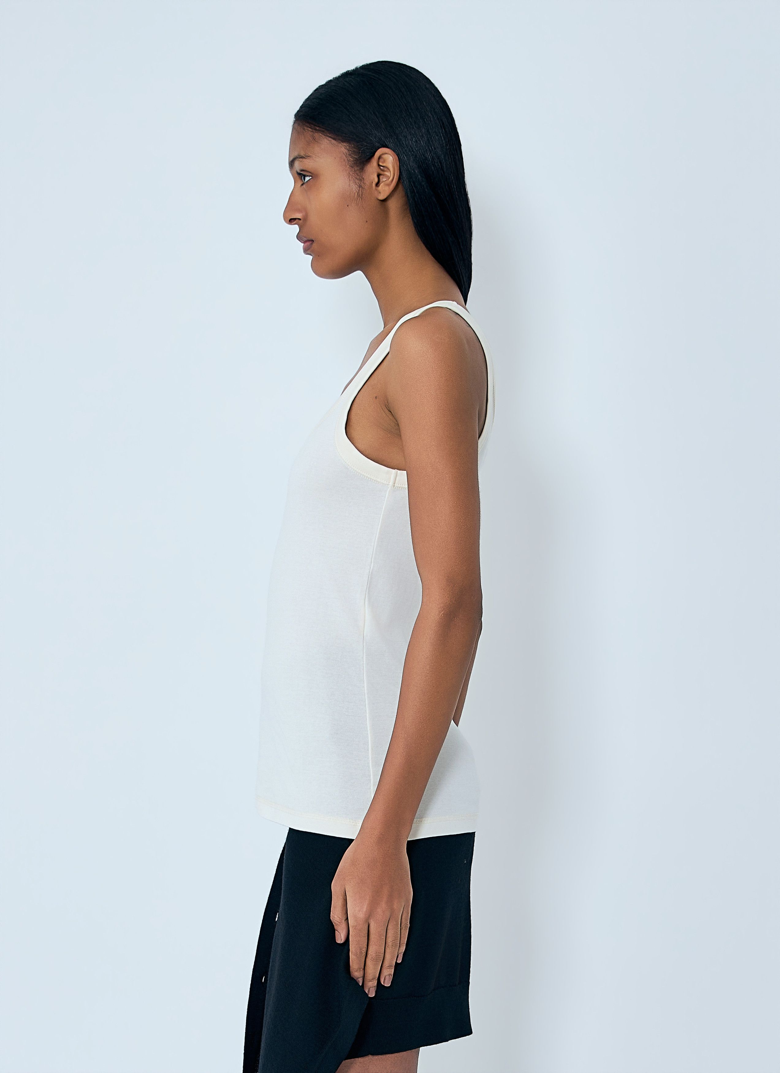 Lemaire Rib Tank Top Size L / US 10 / IT 46 - 3 Thumbnail