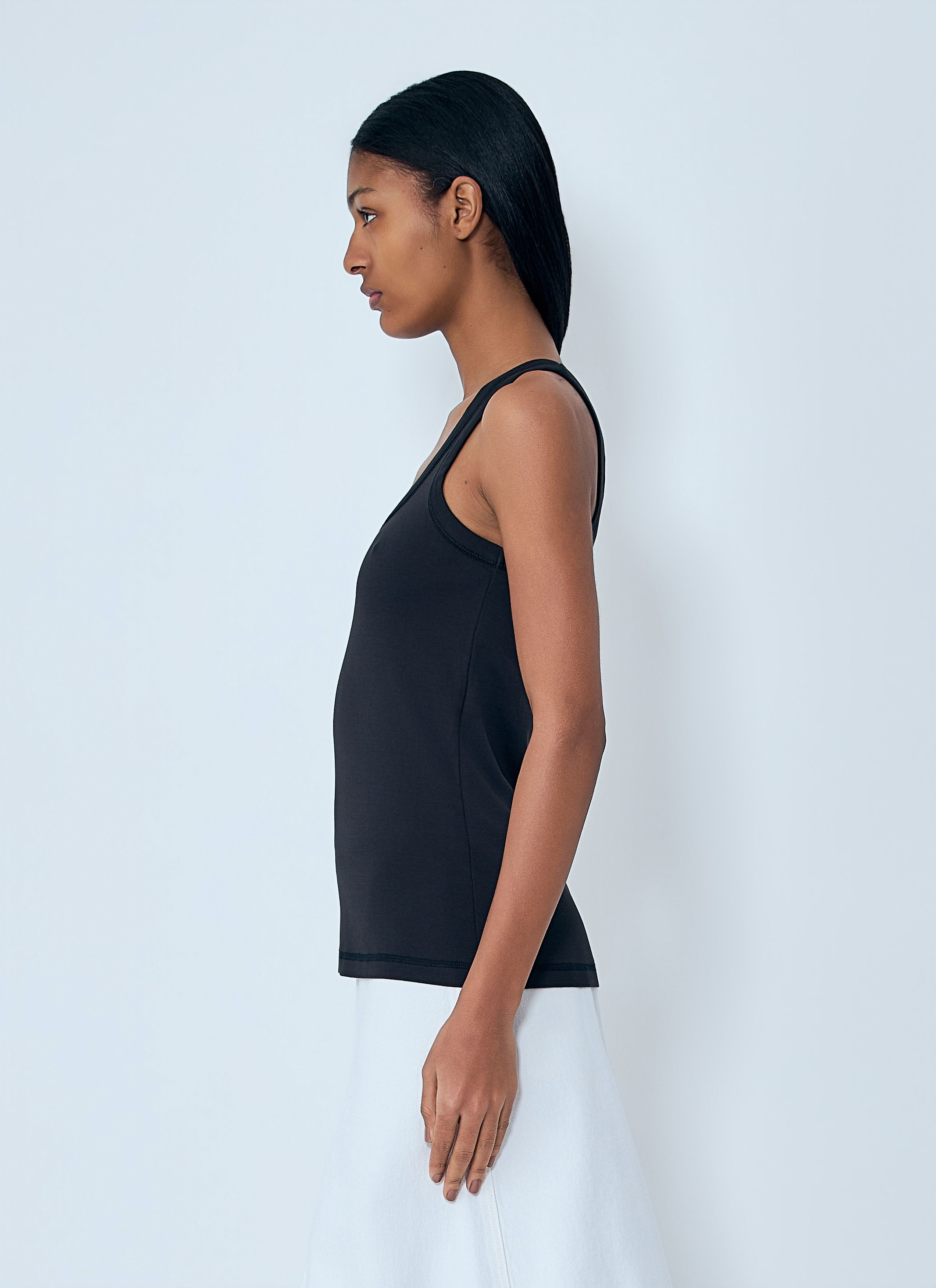 Lemaire Rib Tank Top Size S / US 4 / IT 40 - 3 Thumbnail