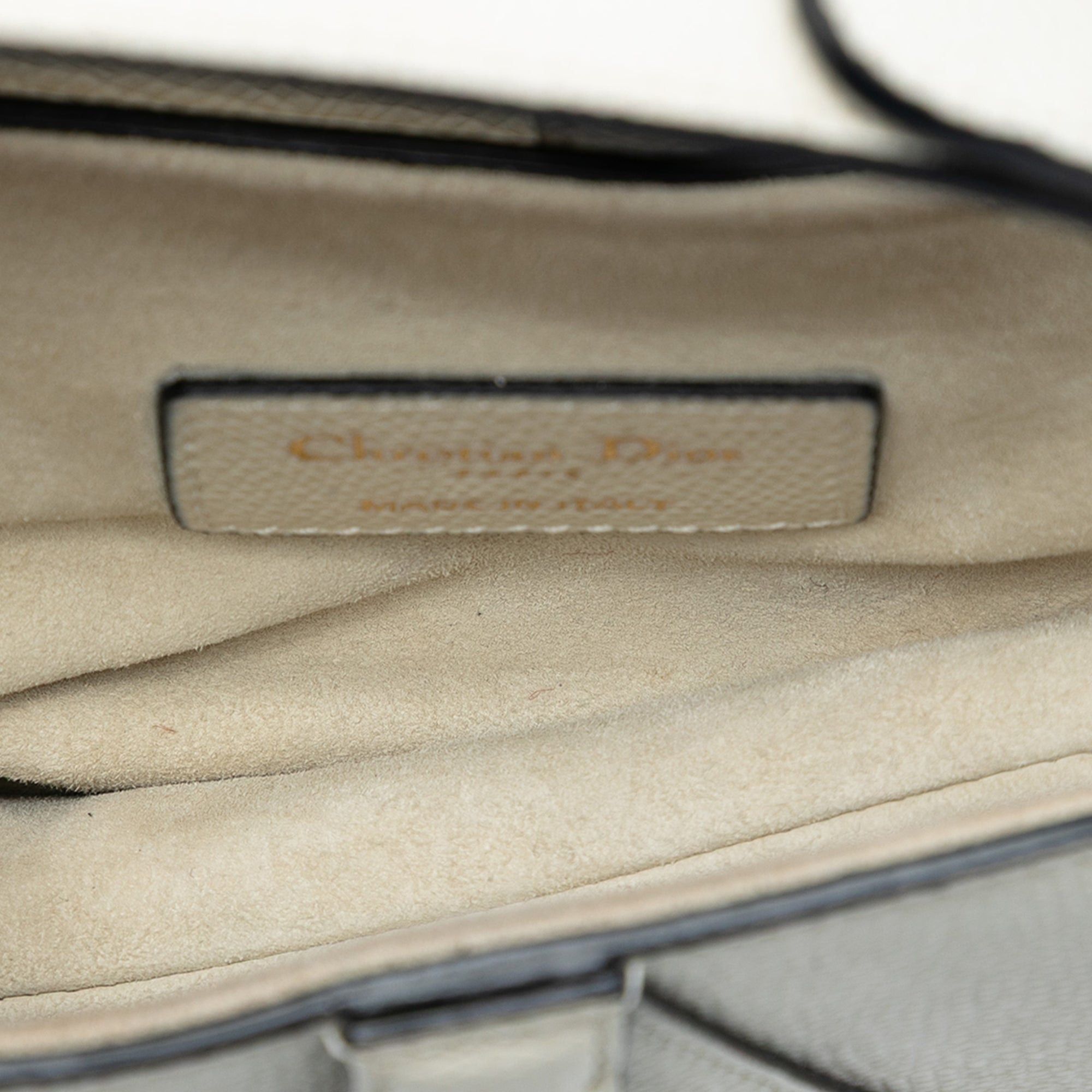 Dior Mini Grained Calfskin Saddle Bag Size ONE SIZE - 4 Thumbnail