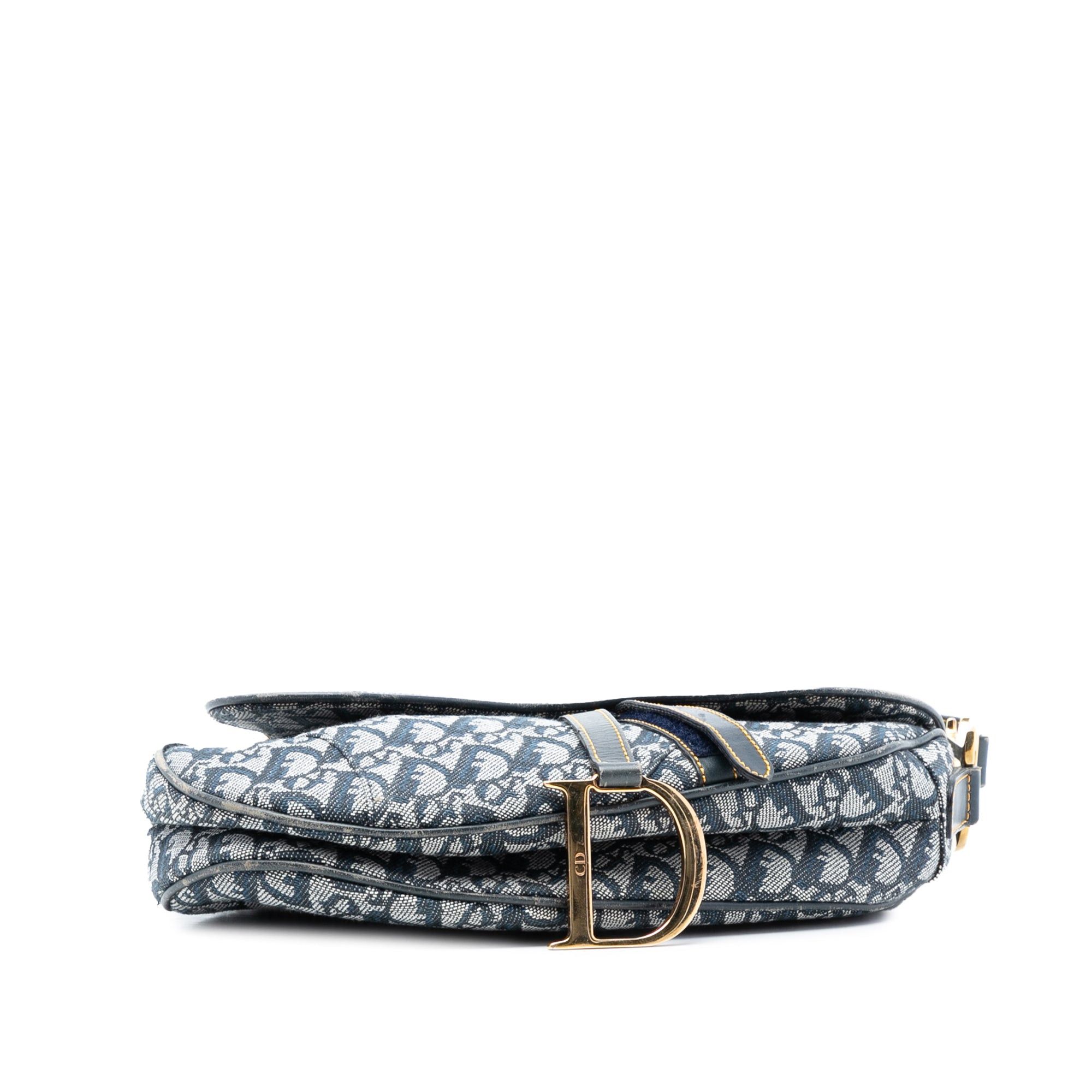 Dior Oblique Canvas Saddle Bag Size ONE SIZE - 3 Thumbnail