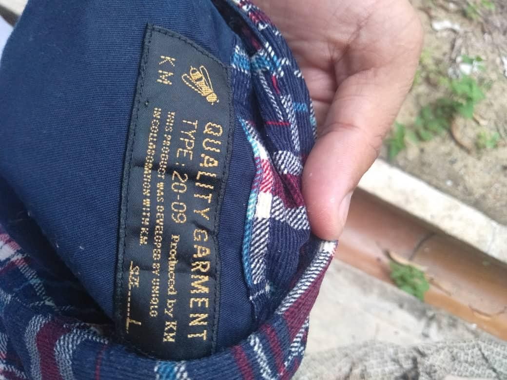 Japanese Brand QUALITY GARMENT TYPE : 20-09 PRODUCED BY KM JAPANESE BRAND Size US L / EU 52-54 / 3 - 2 Thumbnail