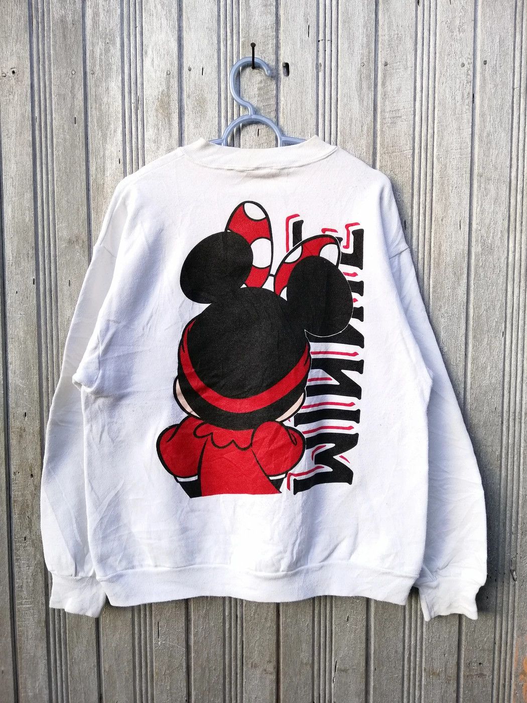 Disney Rare!!! 90s Minnie Mouse Sweatshirt Overprint Size US M / EU 48-50 / 2 - 4 Thumbnail