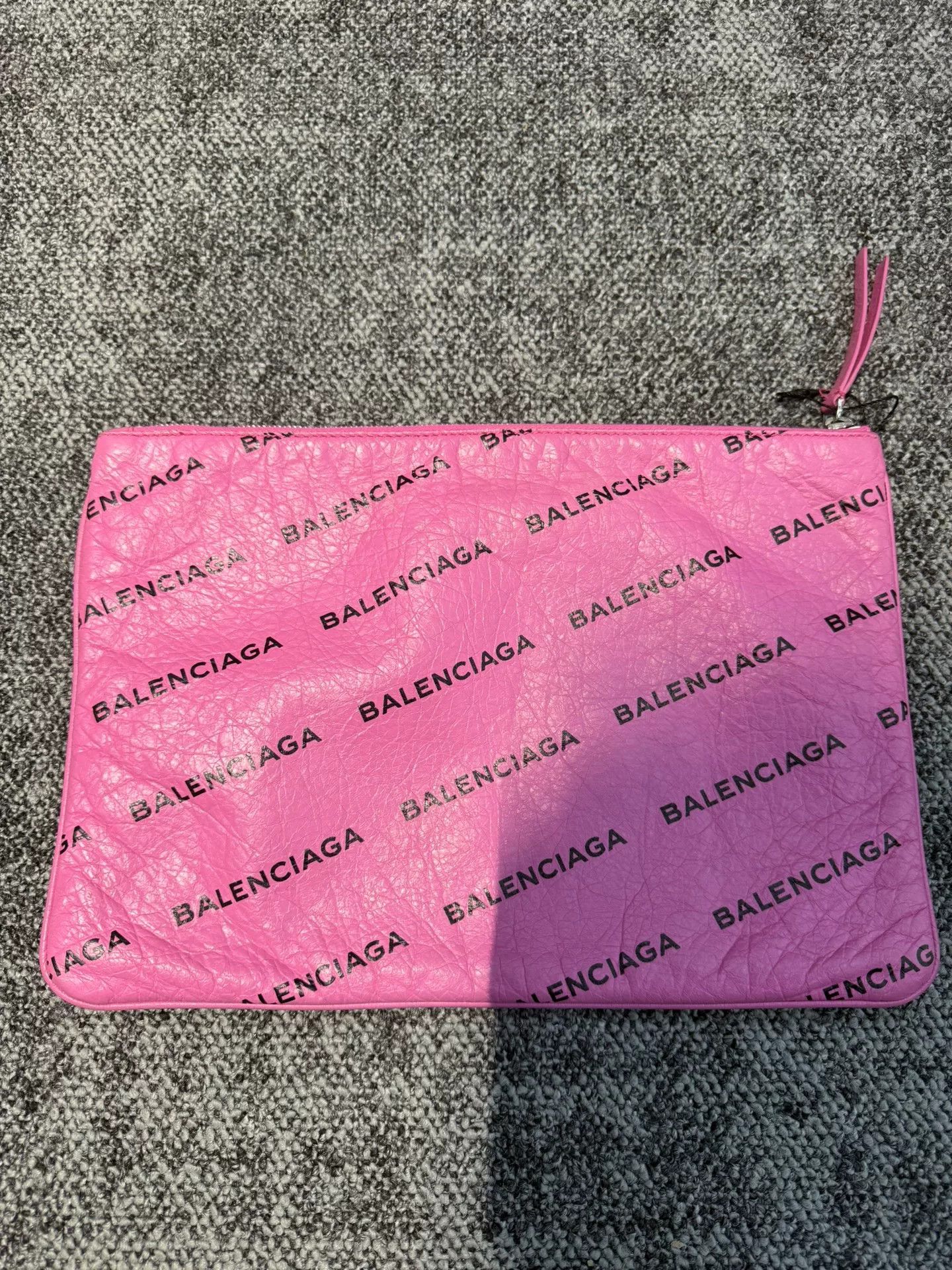 Balenciaga Balenciaga Pink Logo Clutch Size ONE SIZE - 2 Thumbnail