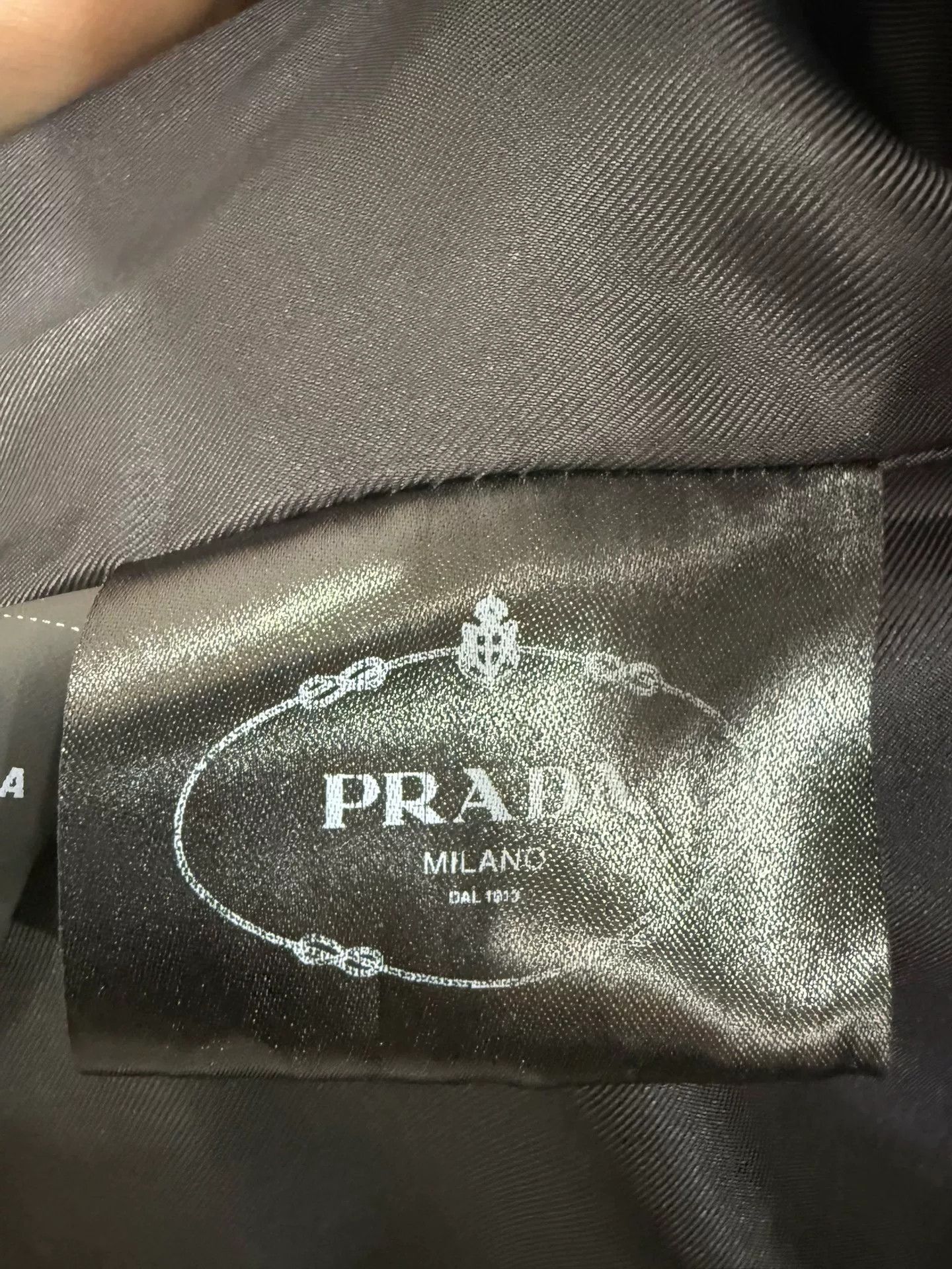 Prada Prada Black Regular Shoulder Coat 40 Size S / US 4 / IT 40 - 4 Thumbnail