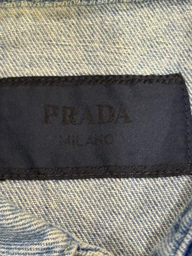 Prada Prada Denim Jacket L Made in Italy Size US L / EU 52-54 / 3 - 3 Thumbnail