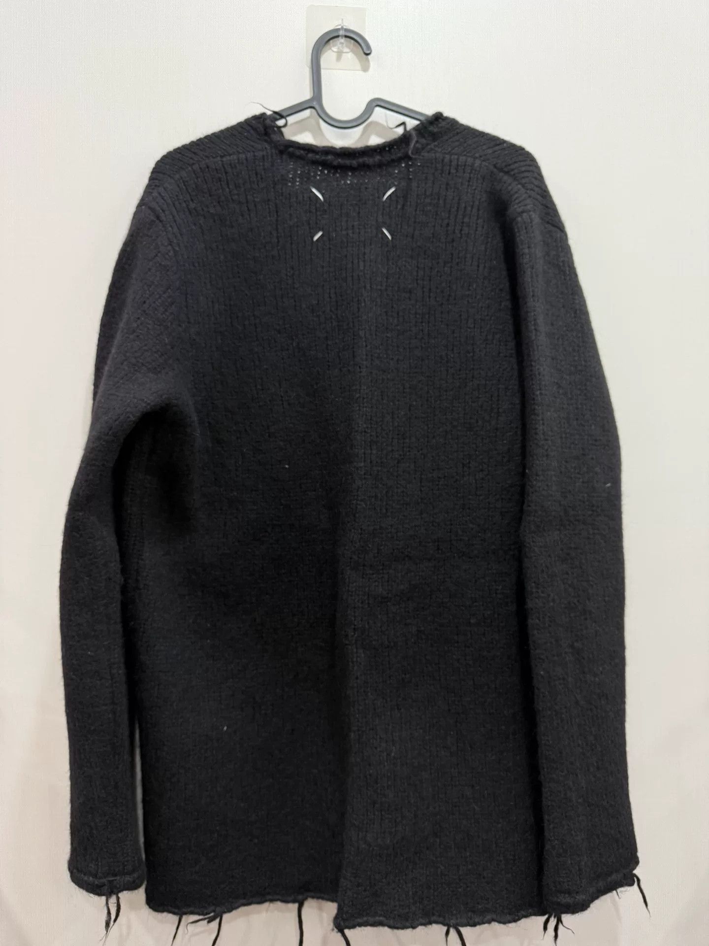 Maison Margiela Maison Margiela Black Knit Sweater L Size US L / EU 52-54 / 3 - 2 Thumbnail