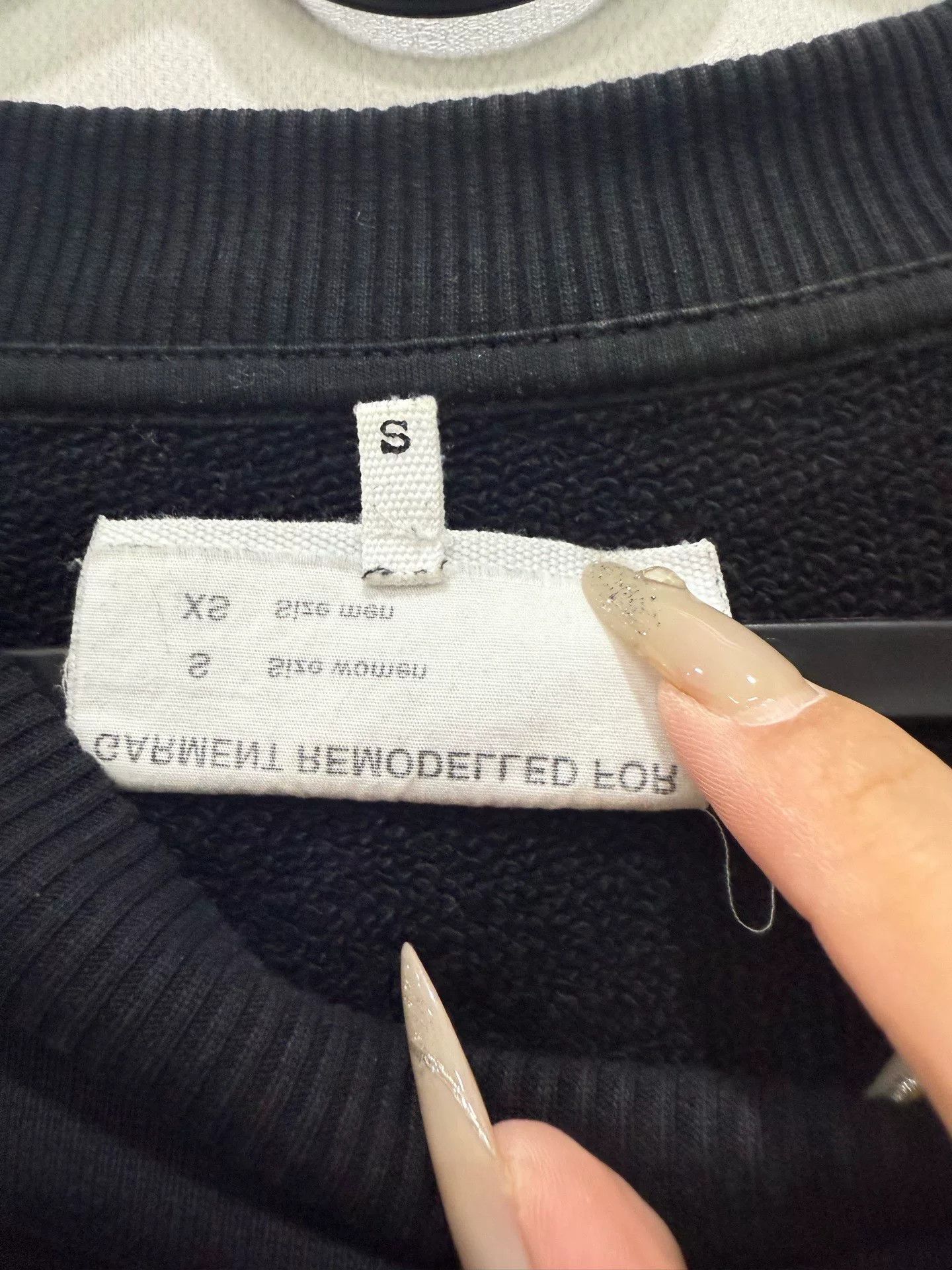 MM6 MM6 Maison Margiela Black Sweatshirt S Size US S / EU 44-46 / 1 - 2 Thumbnail