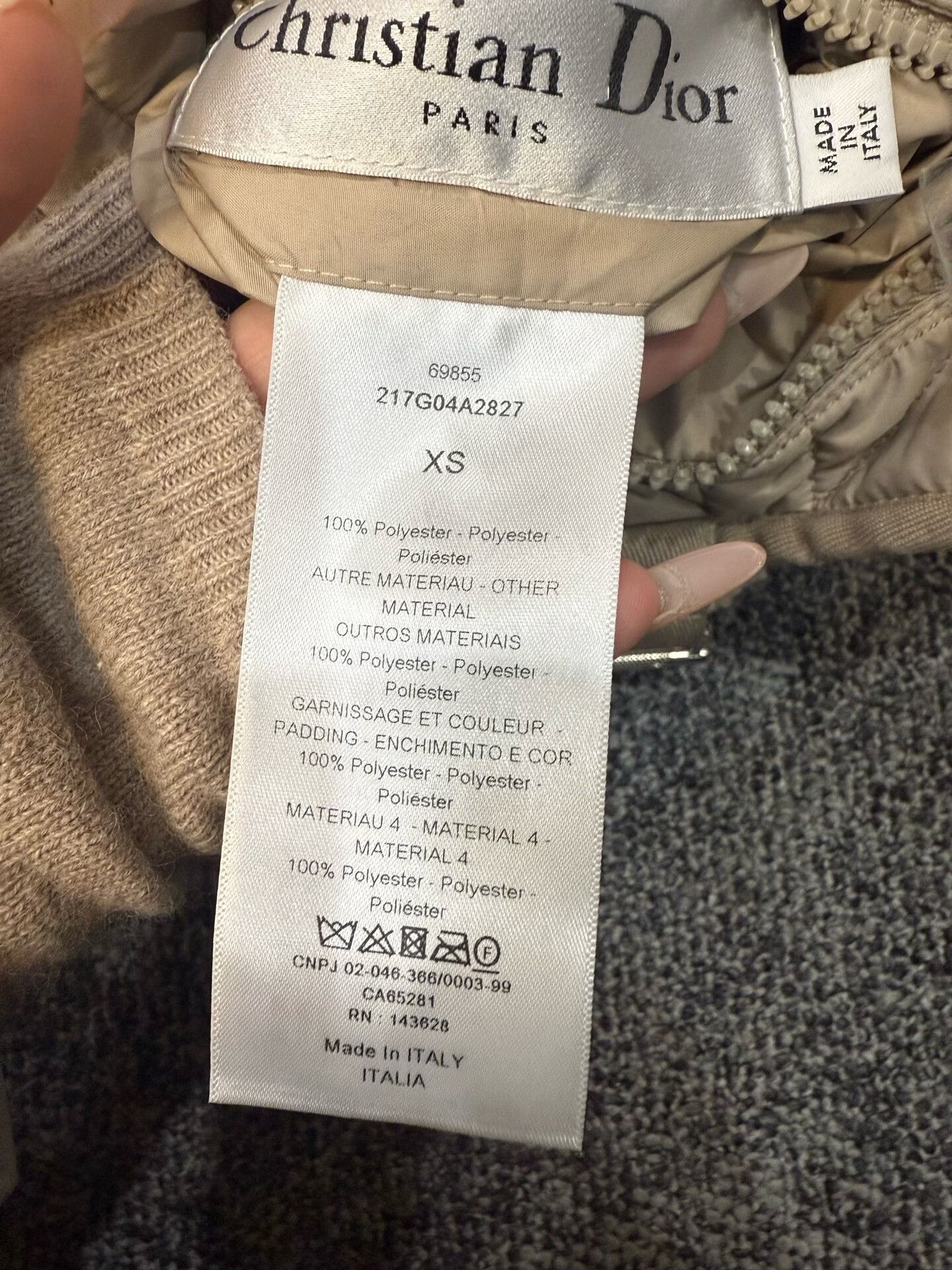 Dior Dior Beige Sleeveless Vest XS Size XS / US 0-2 / IT 36-38 - 4 Thumbnail