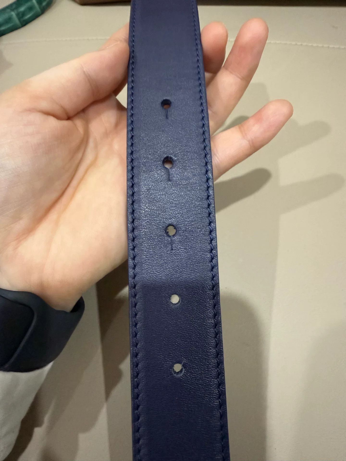 Loewe Loewe Reversible Belt Silver Anagram Buckle Size ONE SIZE - 5 Thumbnail
