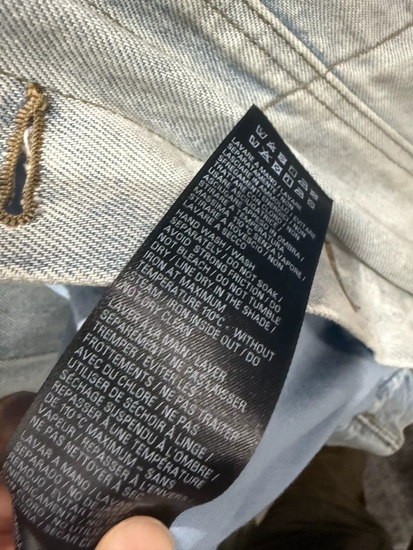 Balenciaga Balenciaga Heavy Denim Jacket Size US M / EU 48-50 / 2 - 5 Thumbnail
