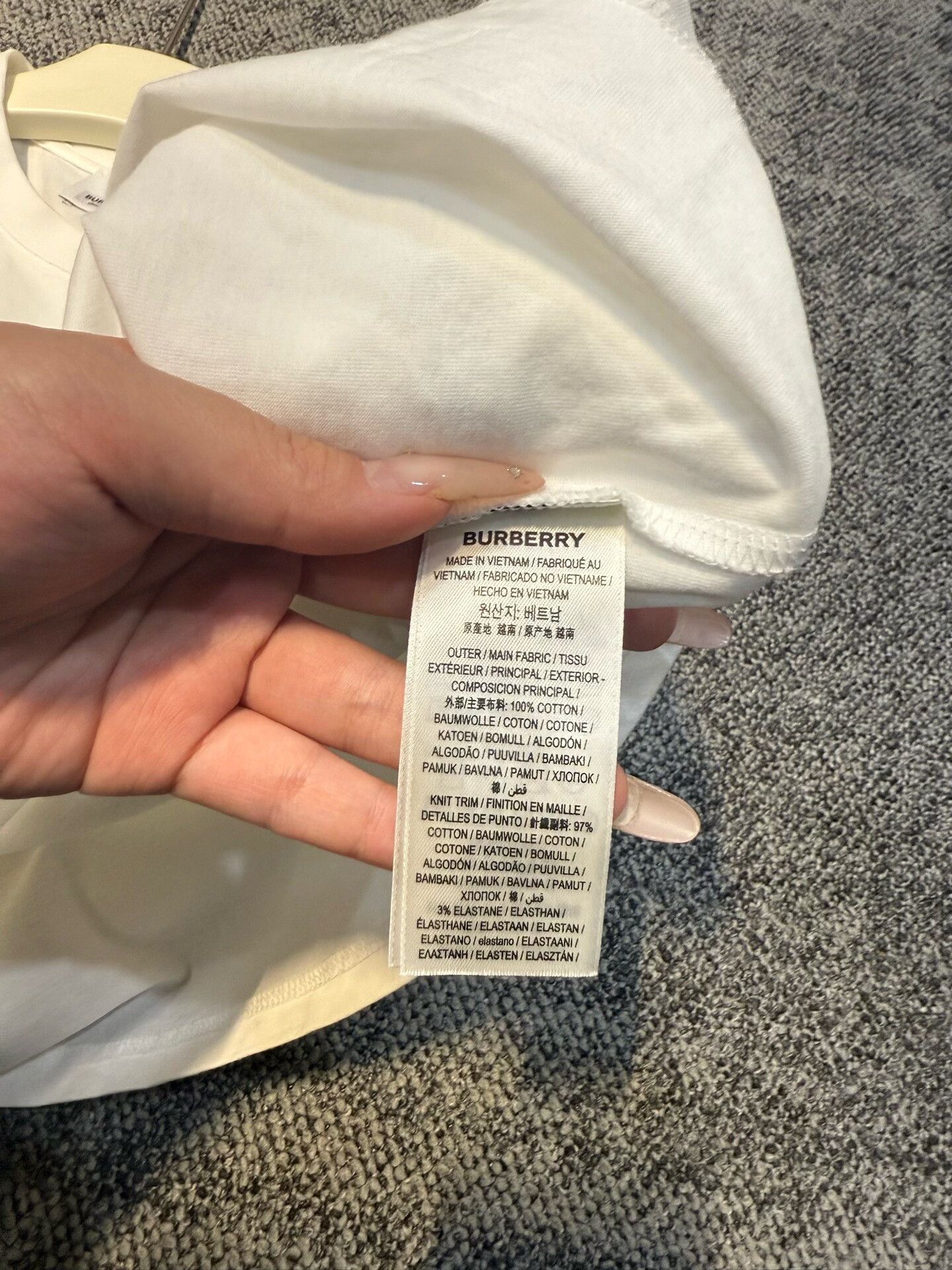 Burberry Burberry XXL Cotton Logo Item Size US XXL / EU 58 / 5 - 4 Thumbnail
