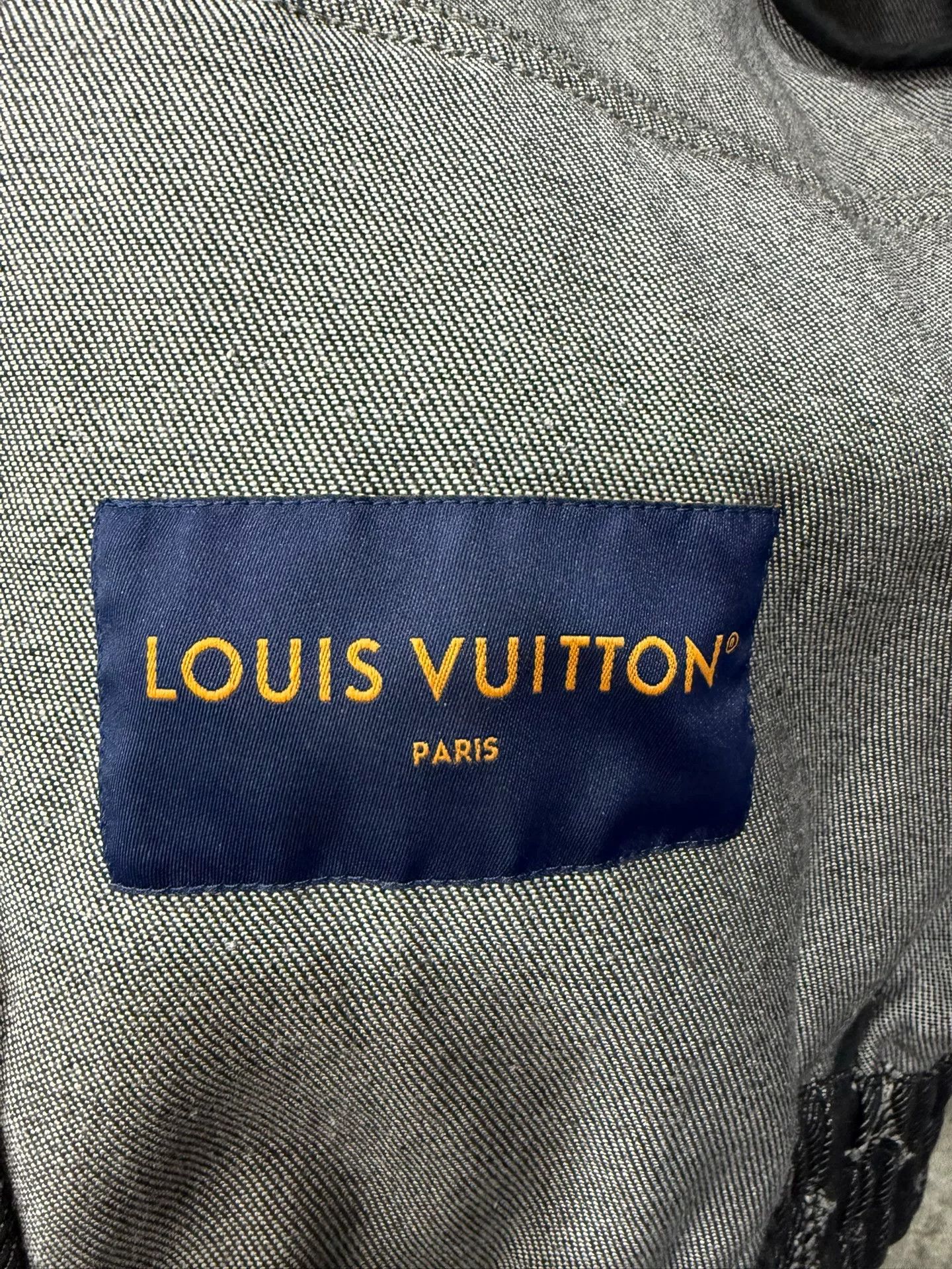 Louis Vuitton Louis Vuitton Black Denim Jacket Size US M / EU 48-50 / 2 - 9 Thumbnail