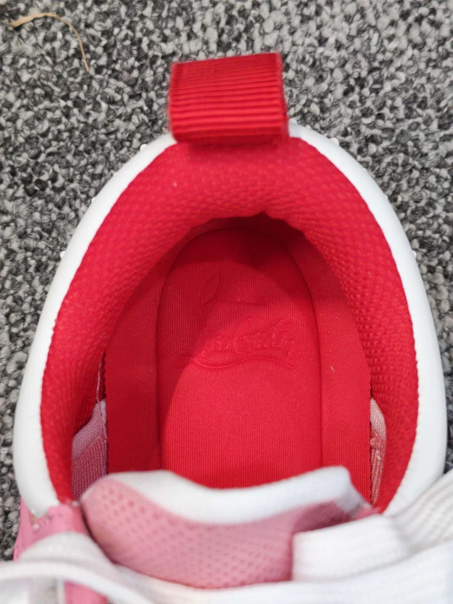 Christian Louboutin Christian Louboutin Red Sole Pink Sneakers Size US 5.5 / IT 35.5 - 2 Thumbnail