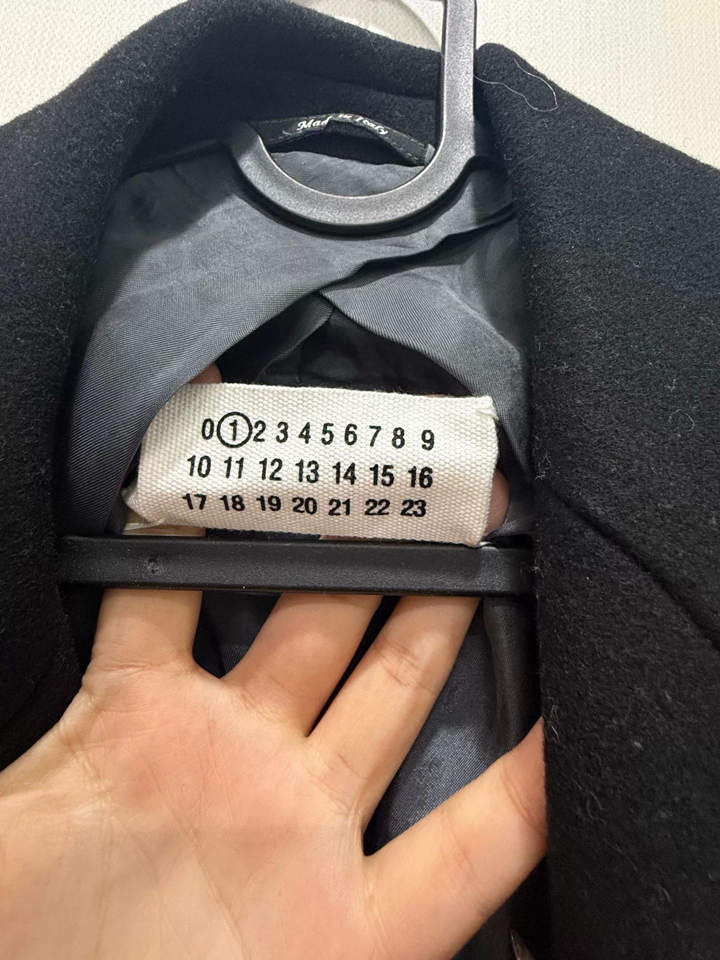 Maison Margiela Maison Margiela Black Wool Coat Size US XXS / EU 40 - 2 Thumbnail