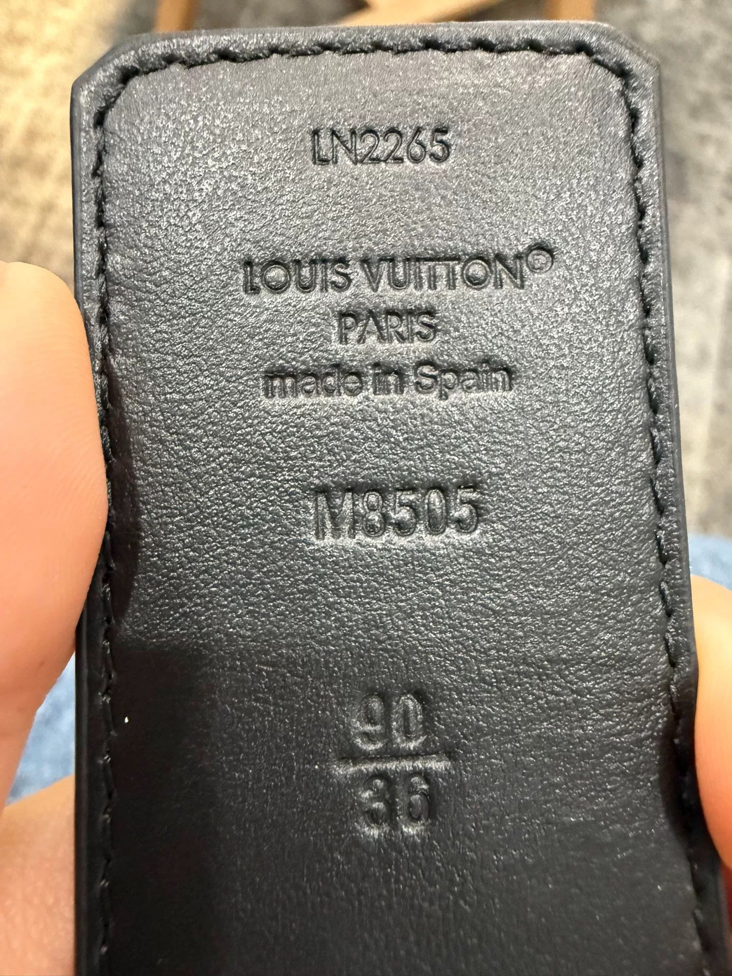 Louis Vuitton Louis Vuitton Monogram Belt Size ONE SIZE - 3 Thumbnail