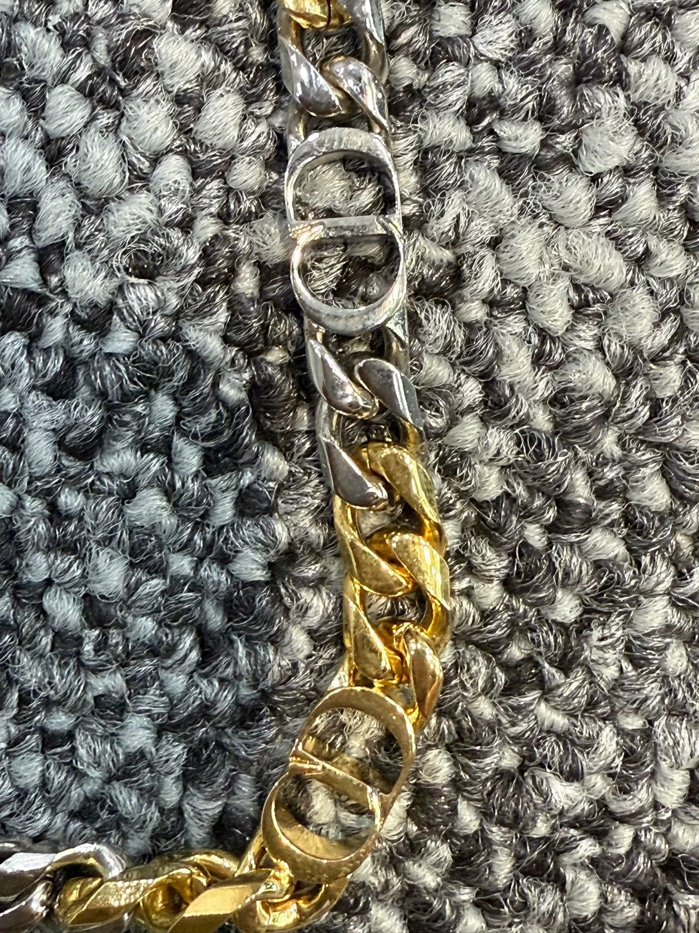 Dior Dior Gold Silver Color Necklace Size ONE SIZE - 2 Thumbnail