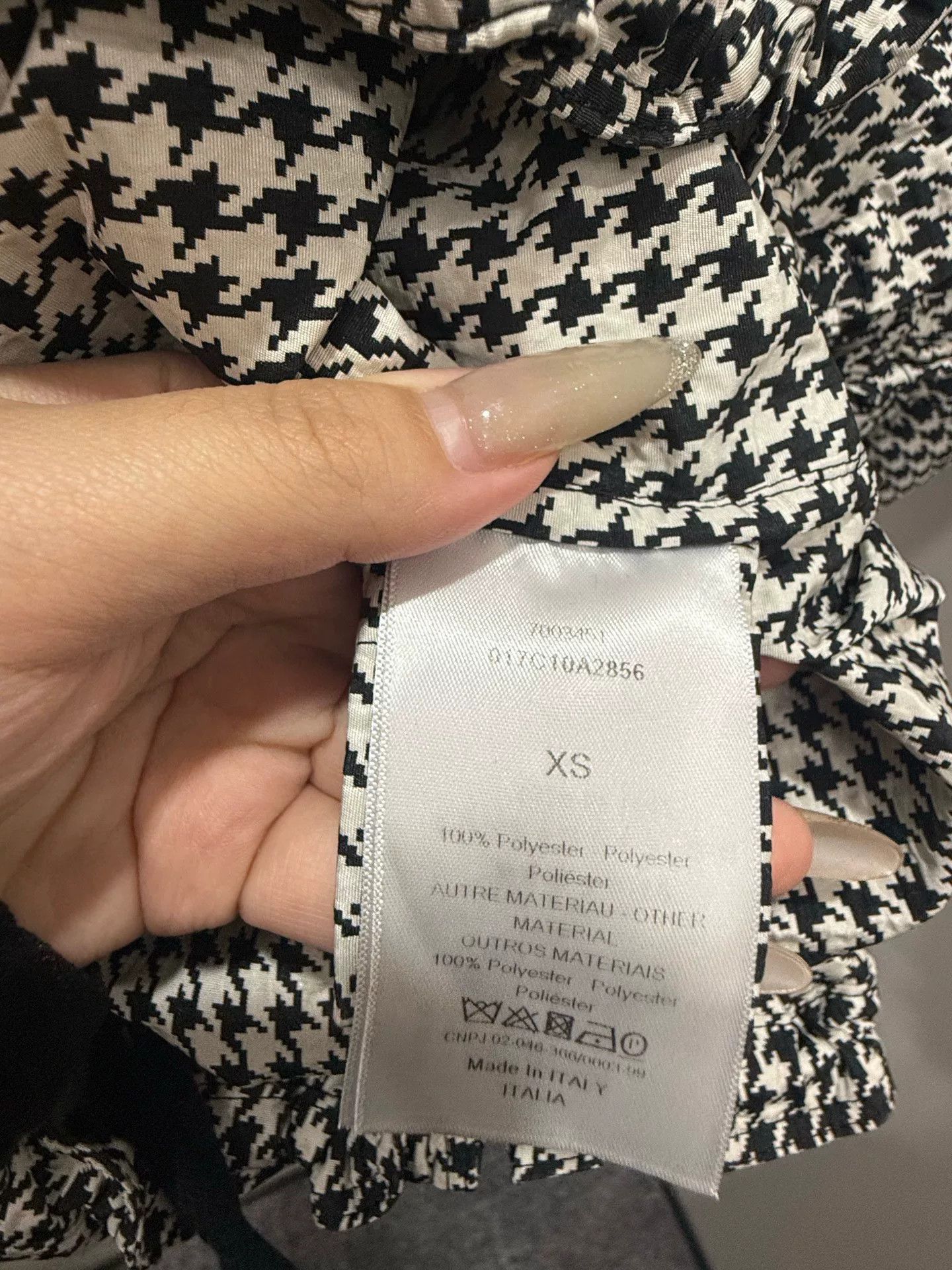 Dior Dior Houndstooth Sweatshirt XS Size XS / US 0-2 / IT 36-38 - 4 Thumbnail