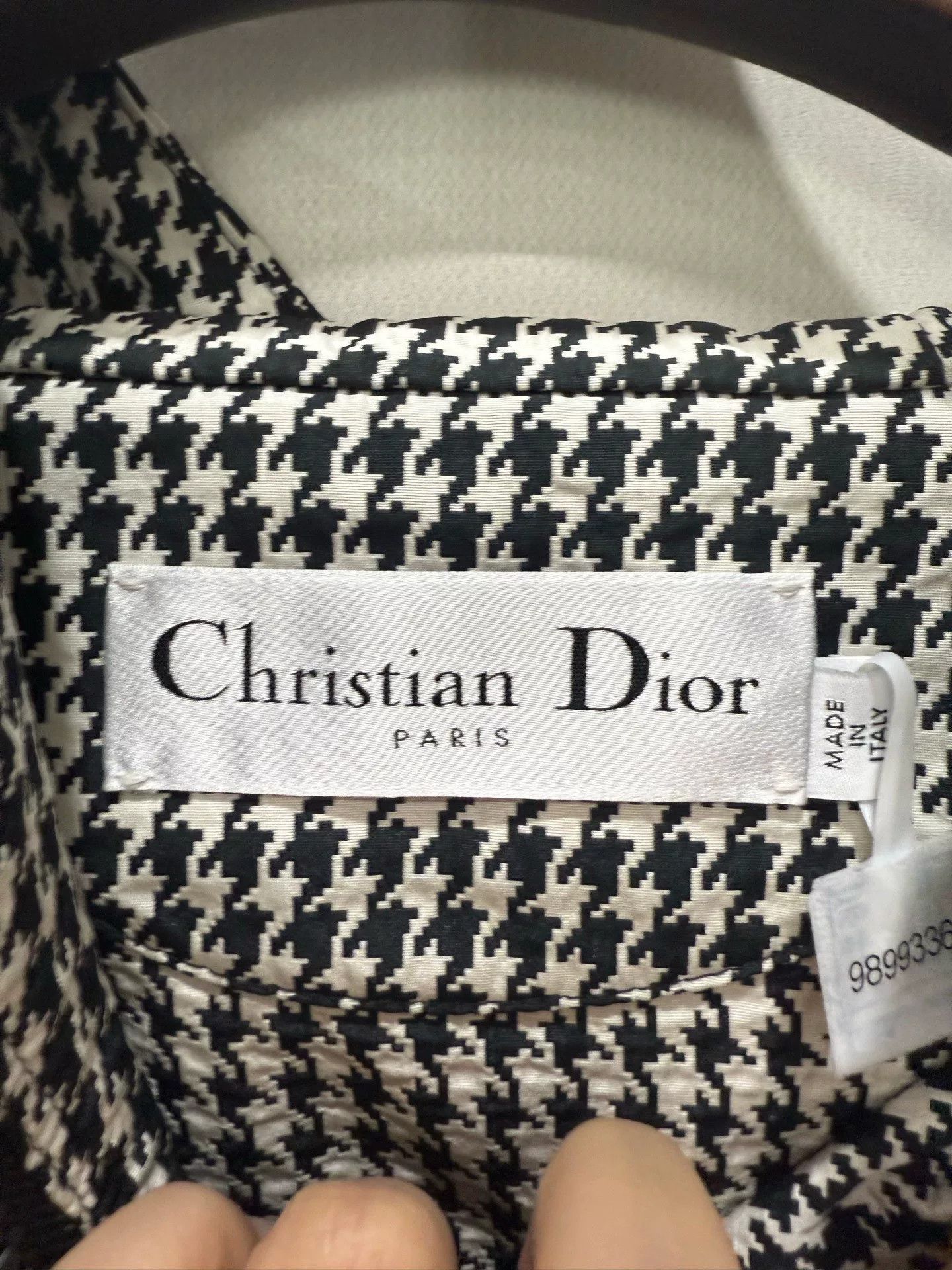 Dior Dior Houndstooth Sweatshirt XS Size XS / US 0-2 / IT 36-38 - 2 Thumbnail