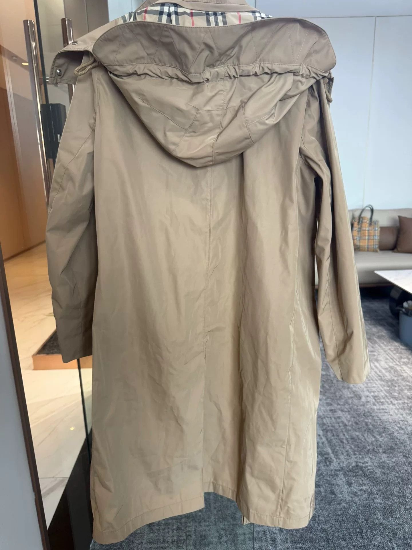 Burberry Burberry Detachable Hood Check Trench Size S / US 4 / IT 40 - 6 Thumbnail