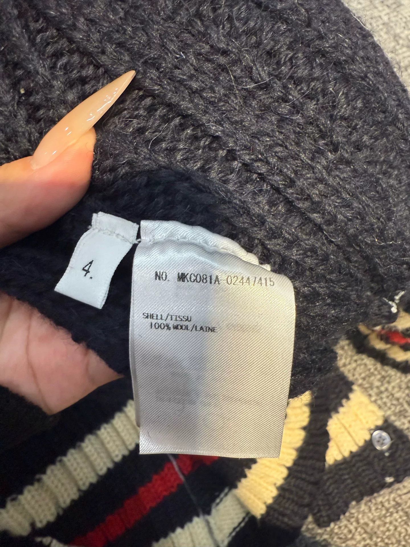 Thom Browne Thom Browne Wool Knit Cardigan Size 4 Size US XL / EU 56 / 4 - 4 Thumbnail