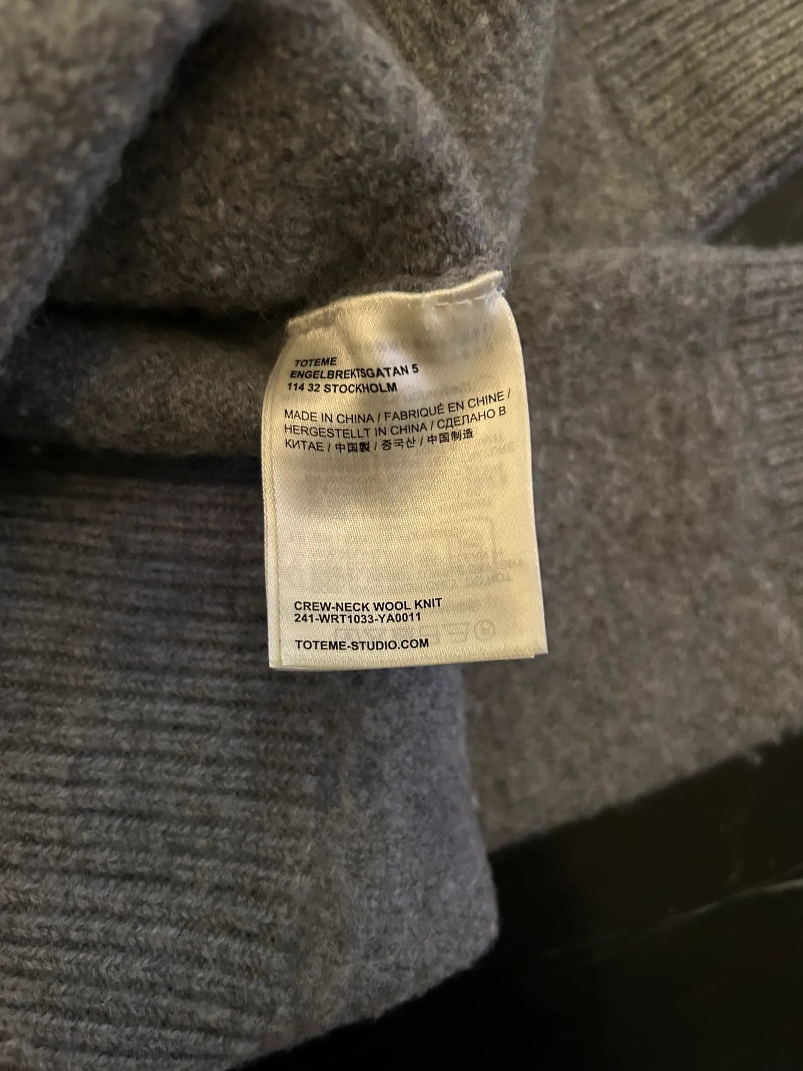 Toteme Toteme Toteme crew neck wool knit Sweater Size S / US 4 / IT 40 - 5 Thumbnail