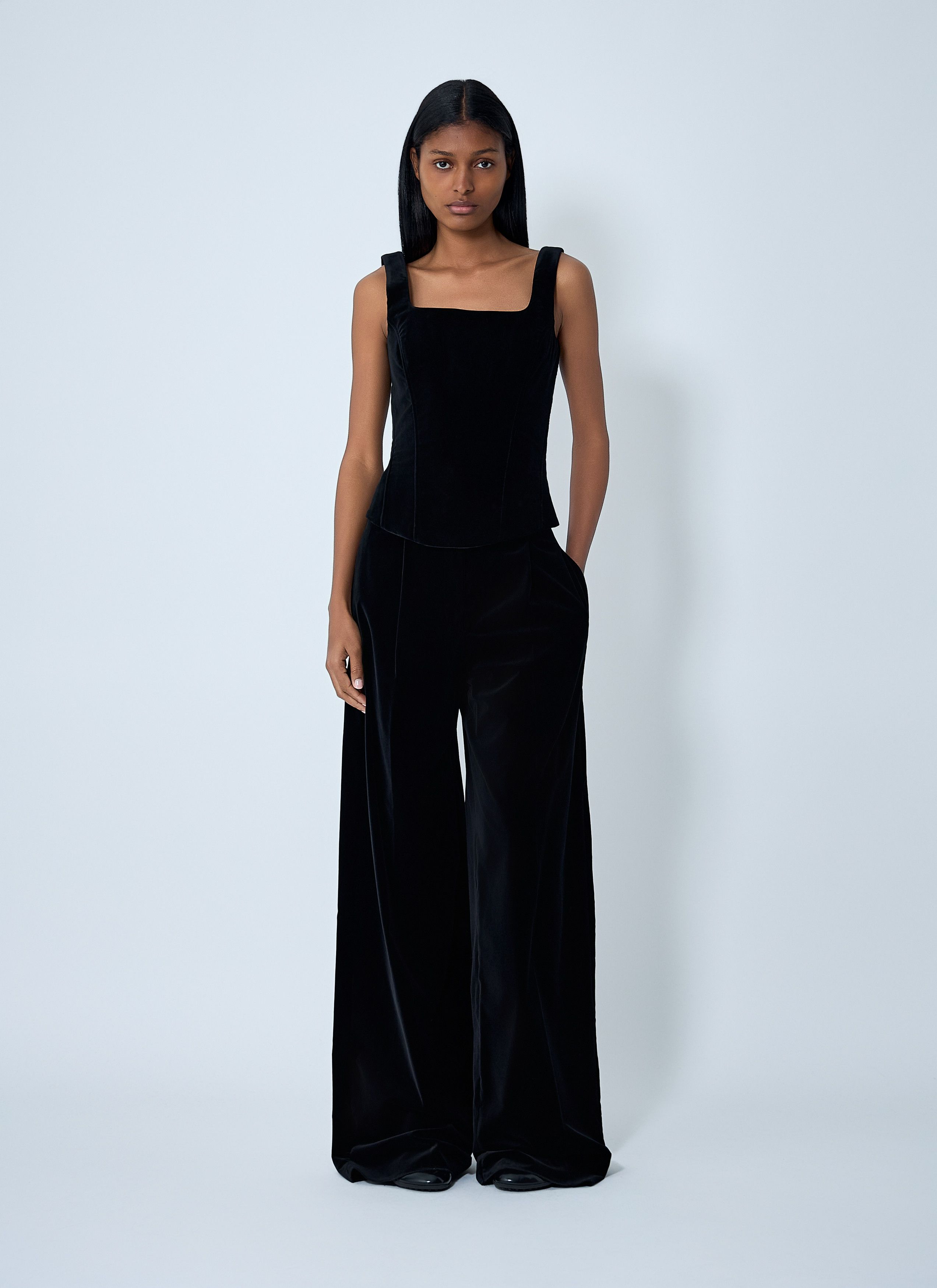 Max Mara Velvet Top Size M / US 6-8 / IT 42-44 - 2 Thumbnail