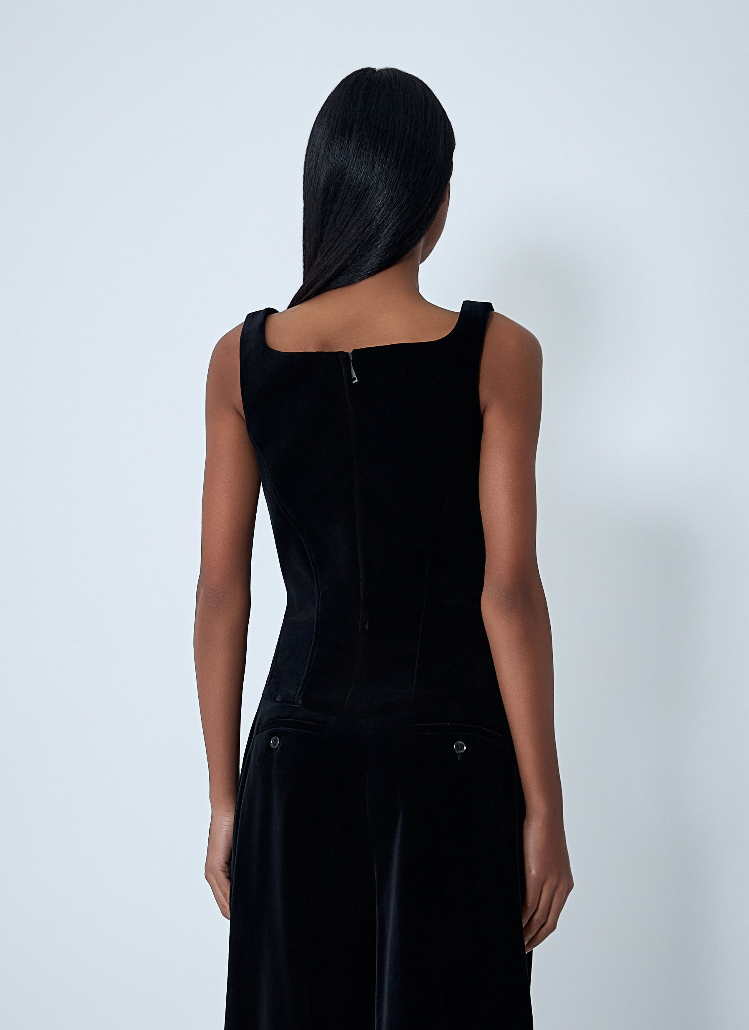 Max Mara Velvet Top Size M / US 6-8 / IT 42-44 - 4 Thumbnail