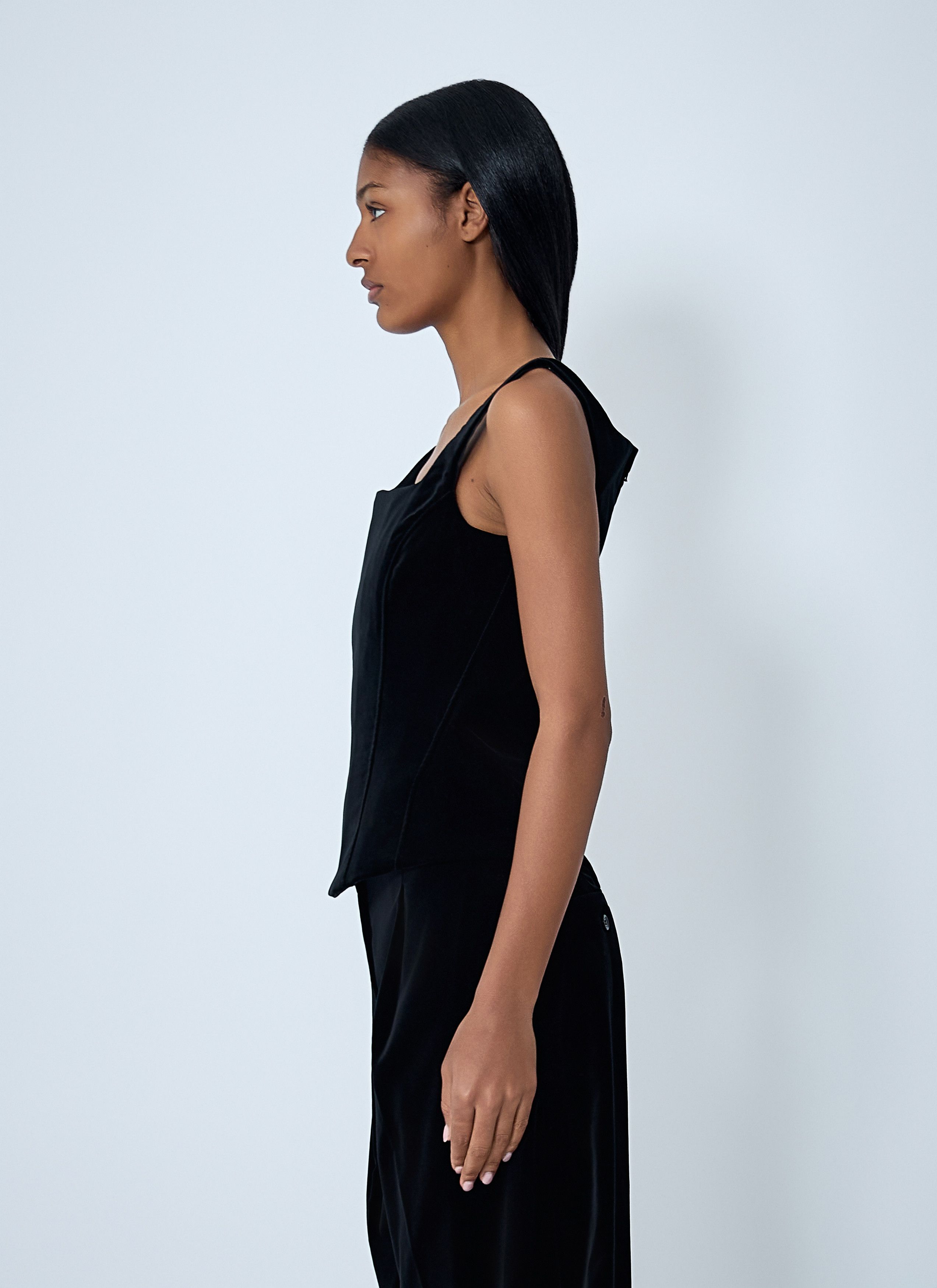Max Mara Velvet Top Size M / US 6-8 / IT 42-44 - 3 Thumbnail