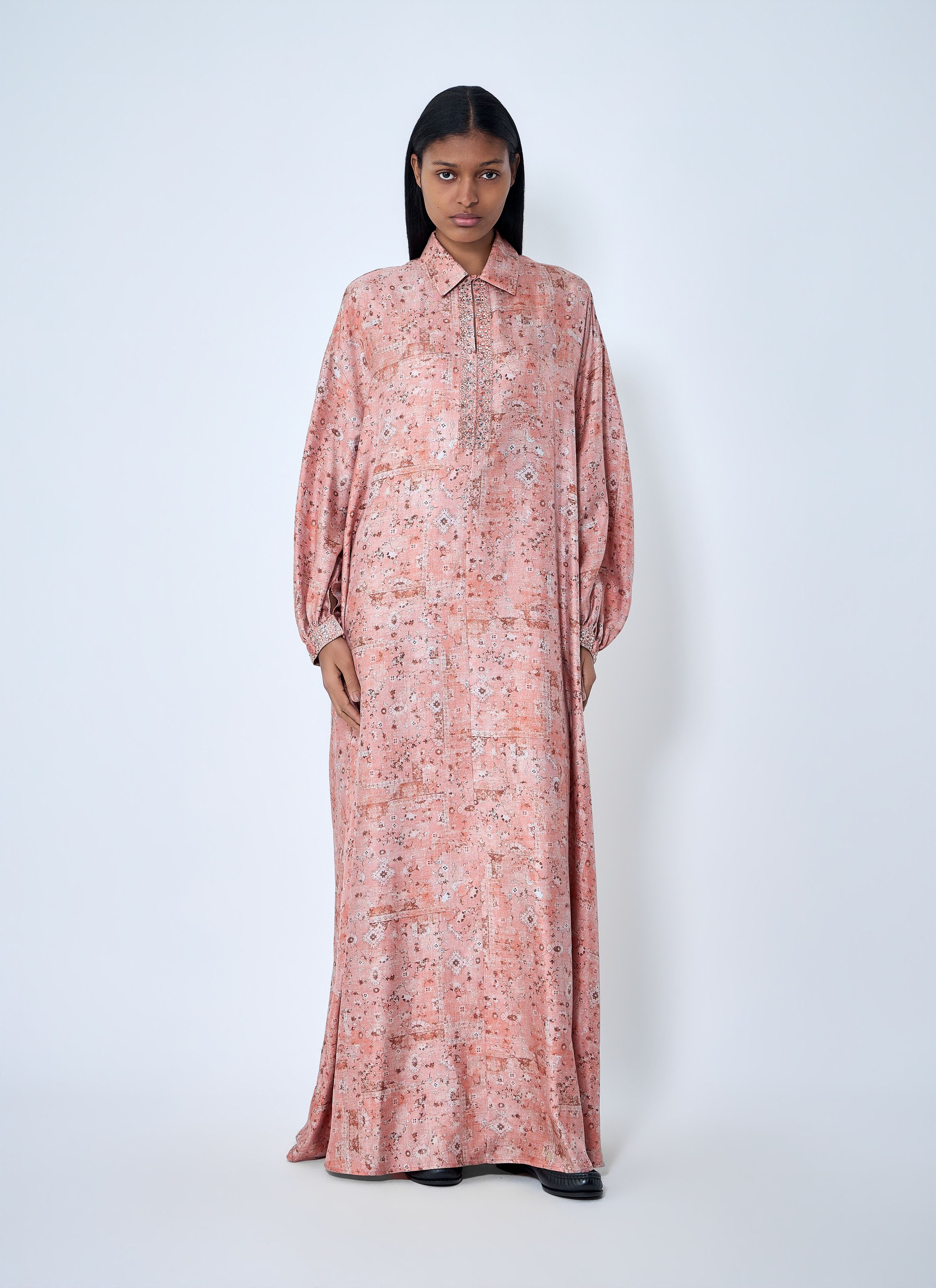 Max Mara Silk Maxi Dress Size M / US 6-8 / IT 42-44 - 2 Thumbnail