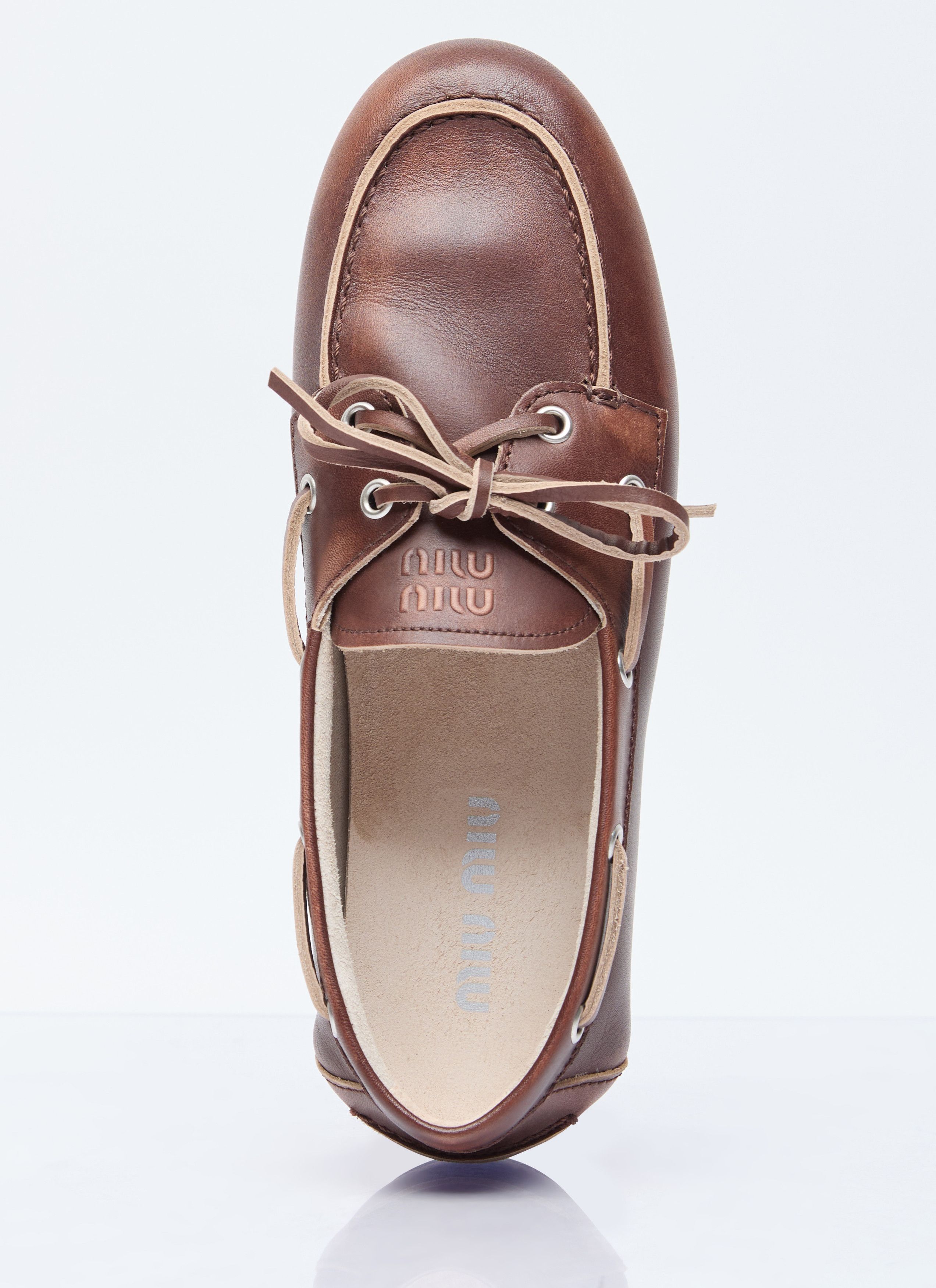 Miu Miu Lace-Up Loafers Size US 10 / IT 40 - 7 Thumbnail