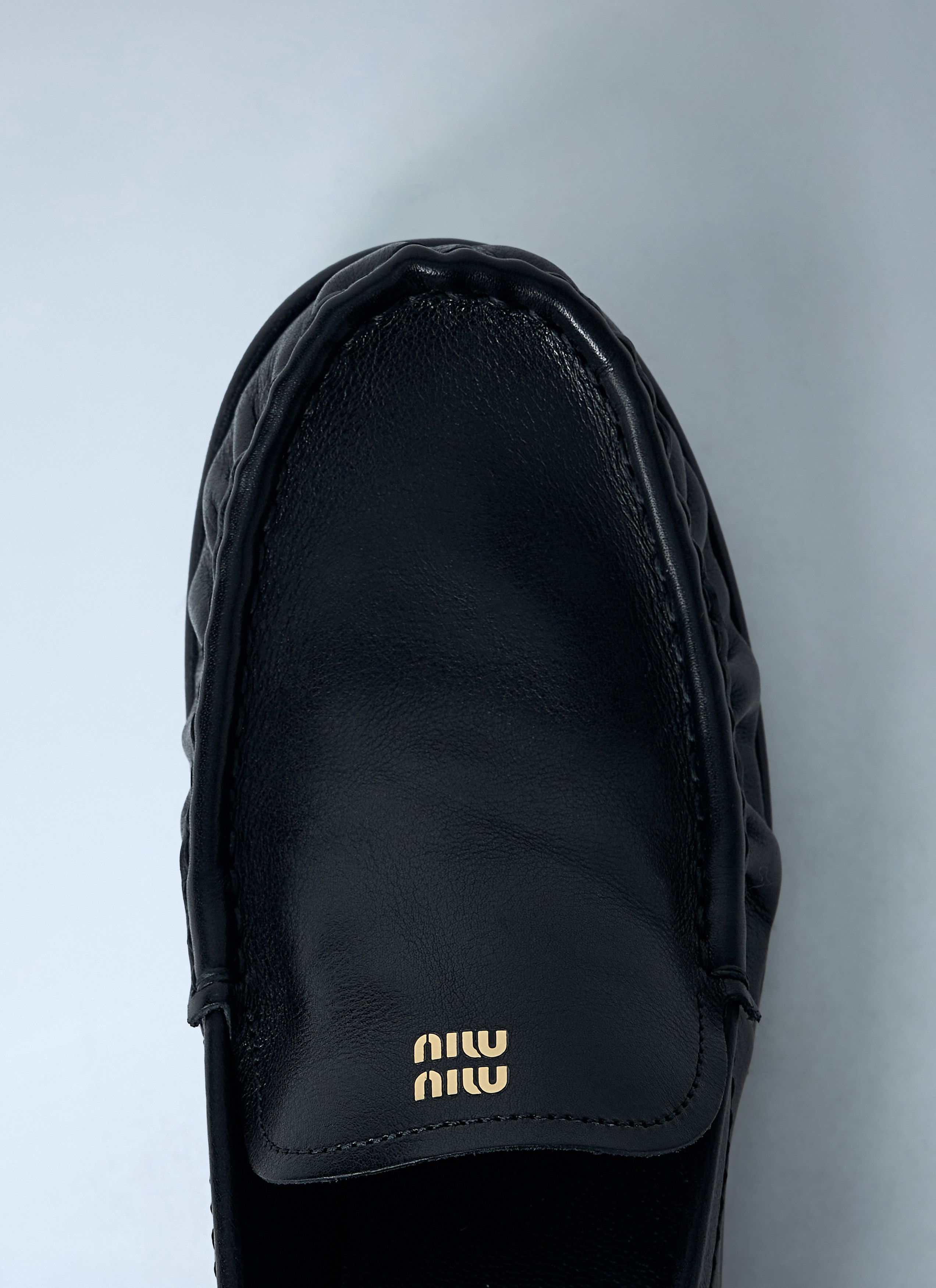 Miu Miu Leather Loafers Size US 9 / IT 39 - 6 Thumbnail