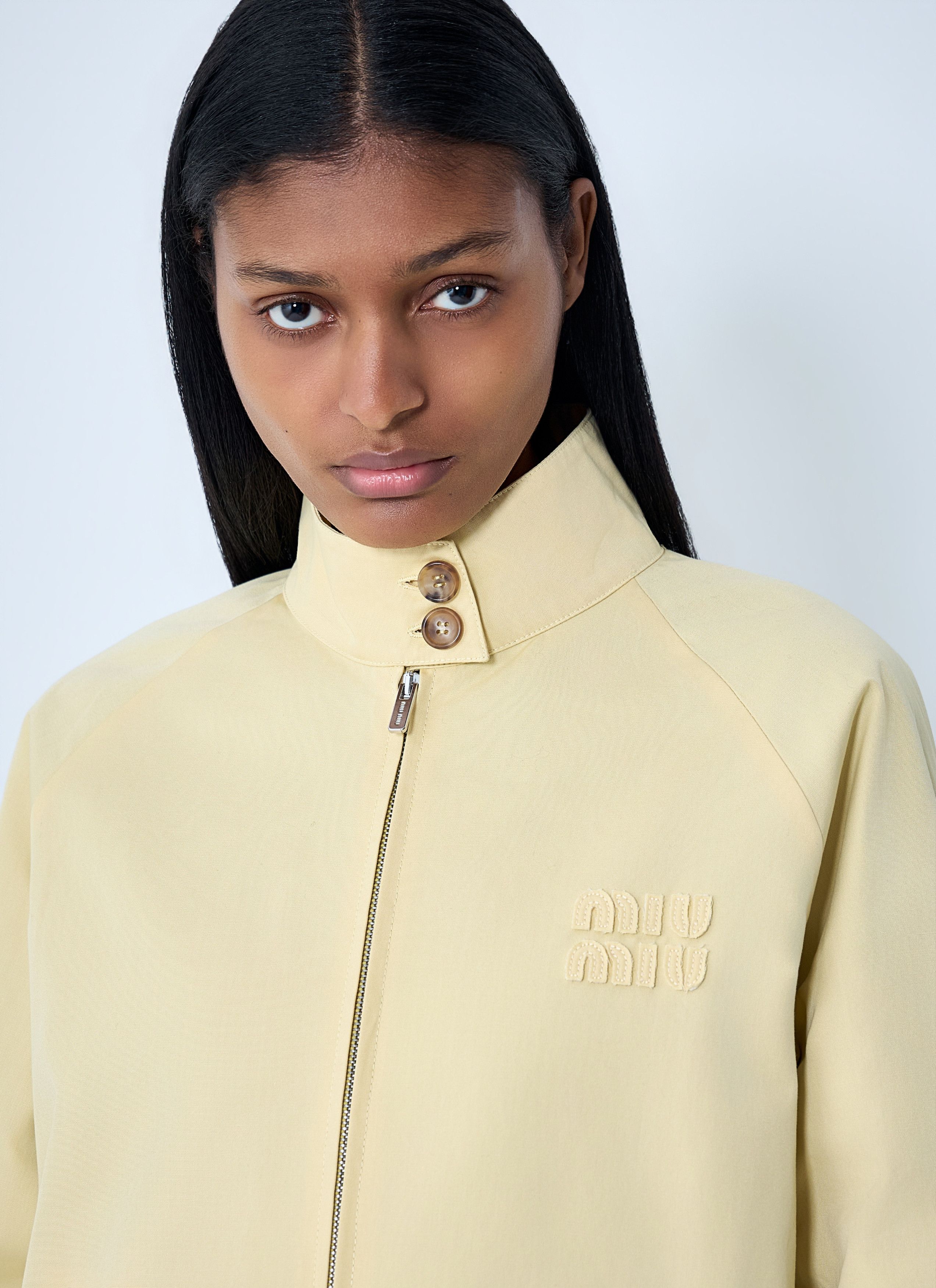 Miu Miu High-Neck Zip Jacket Size M / US 6-8 / IT 42-44 - 5 Thumbnail