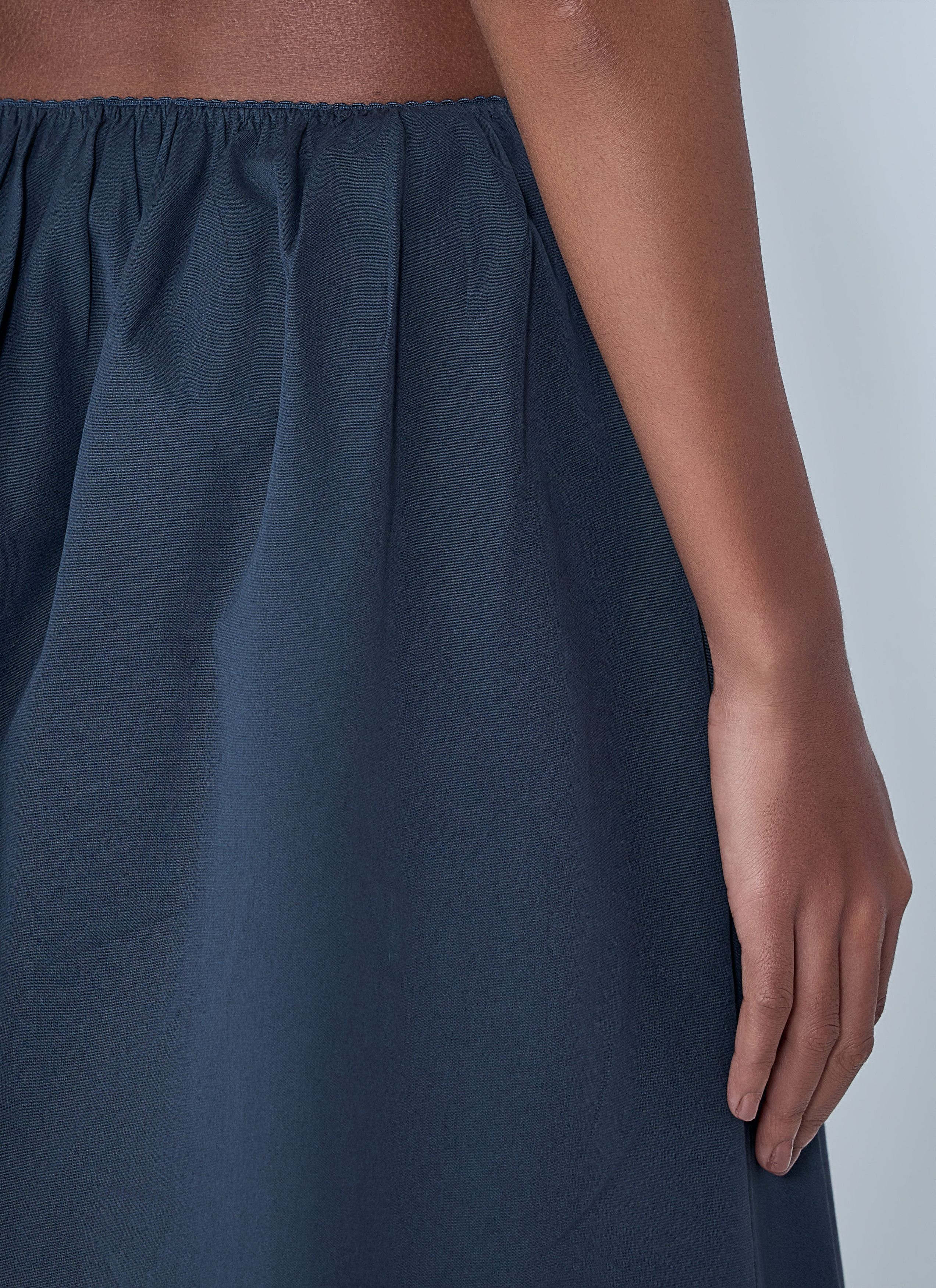 Miu Miu Elasticated Waist A-Line Skirt Size 28" / US 6 / IT 42 - 6 Thumbnail