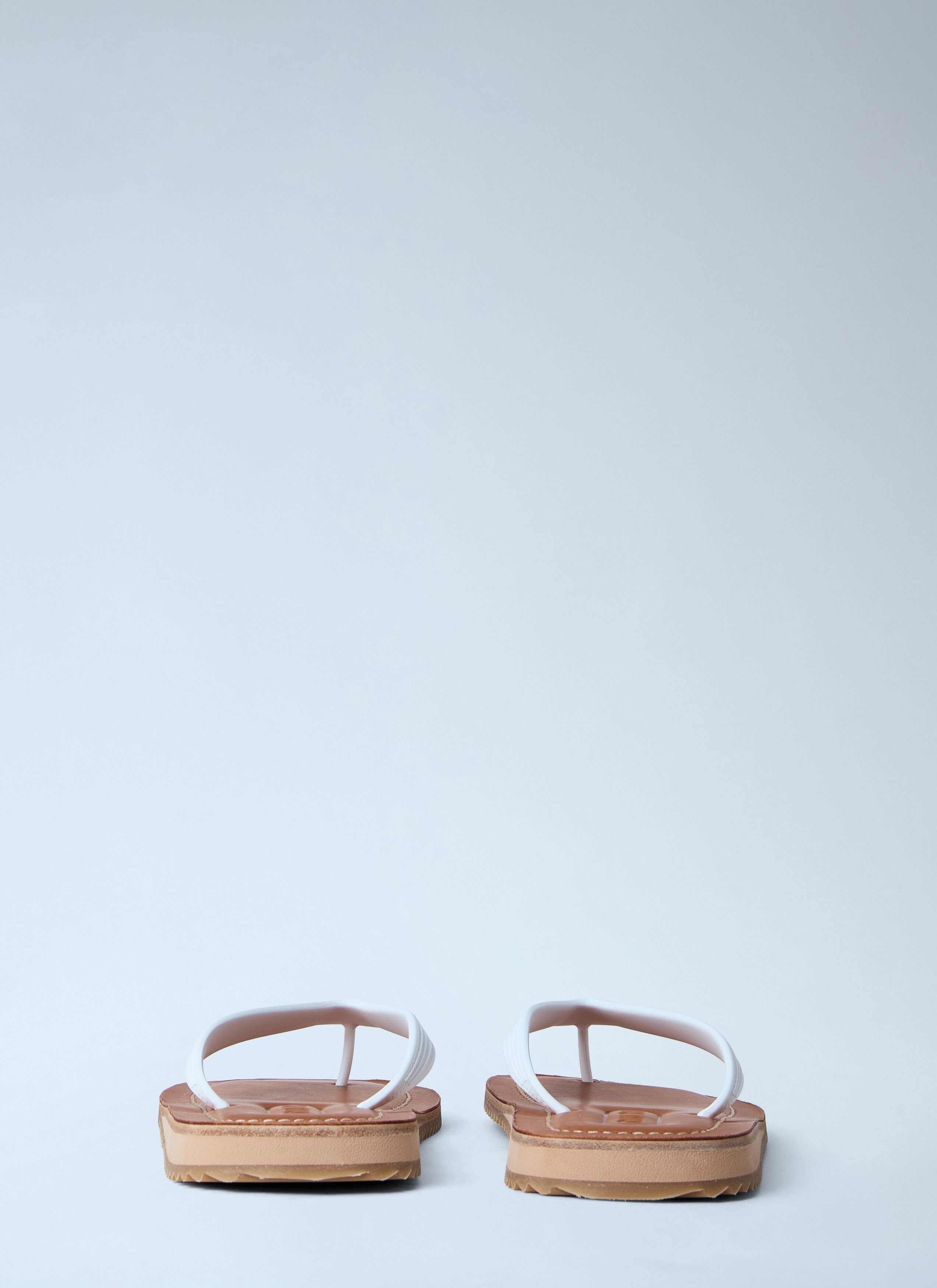 Miu Miu Leather Sole Flip-Flops Size US 7 / IT 37 - 5 Thumbnail