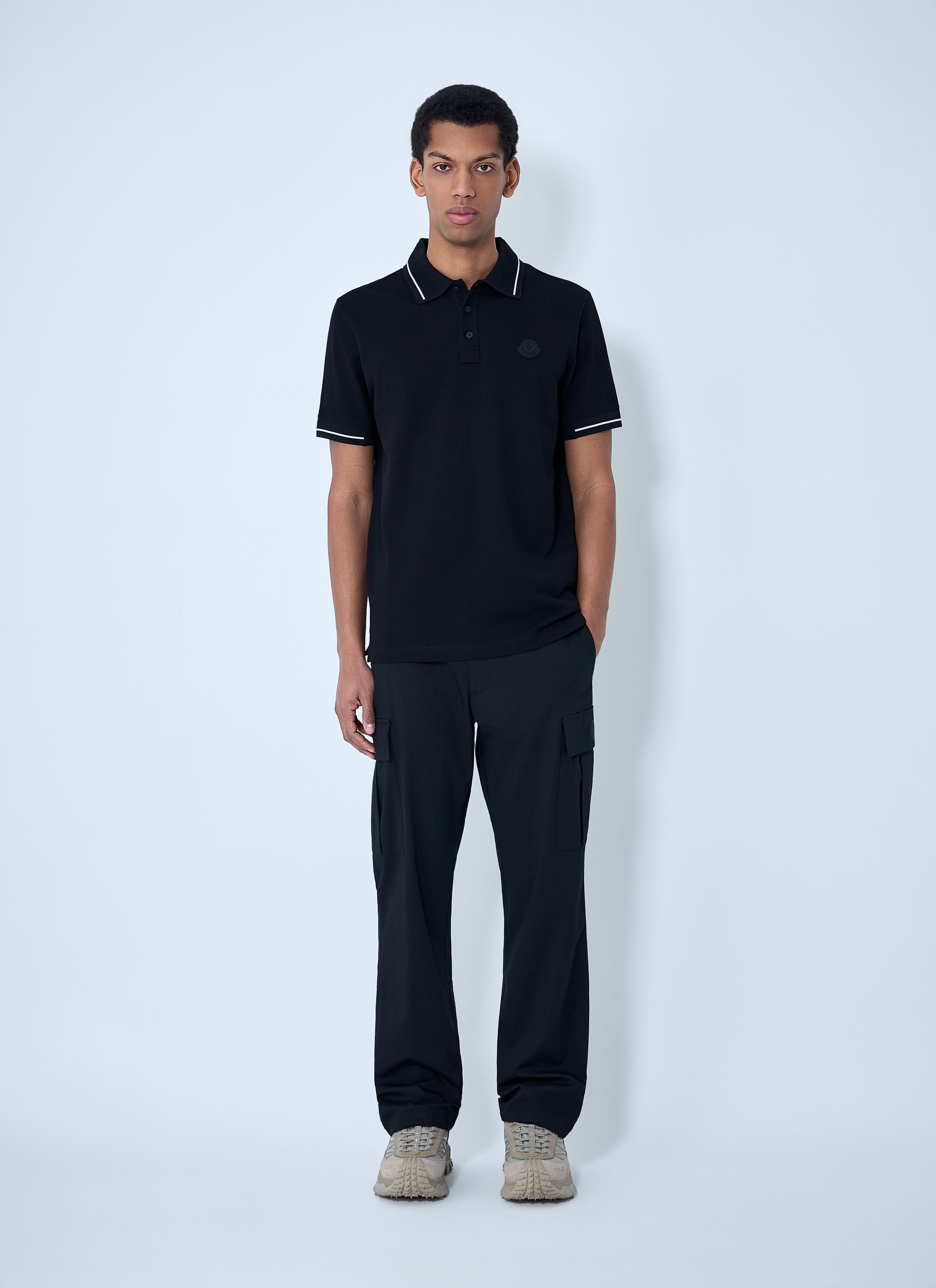 Moncler Logo Motif Polo Shirt Size US XL / EU 56 / 4 - 2 Thumbnail
