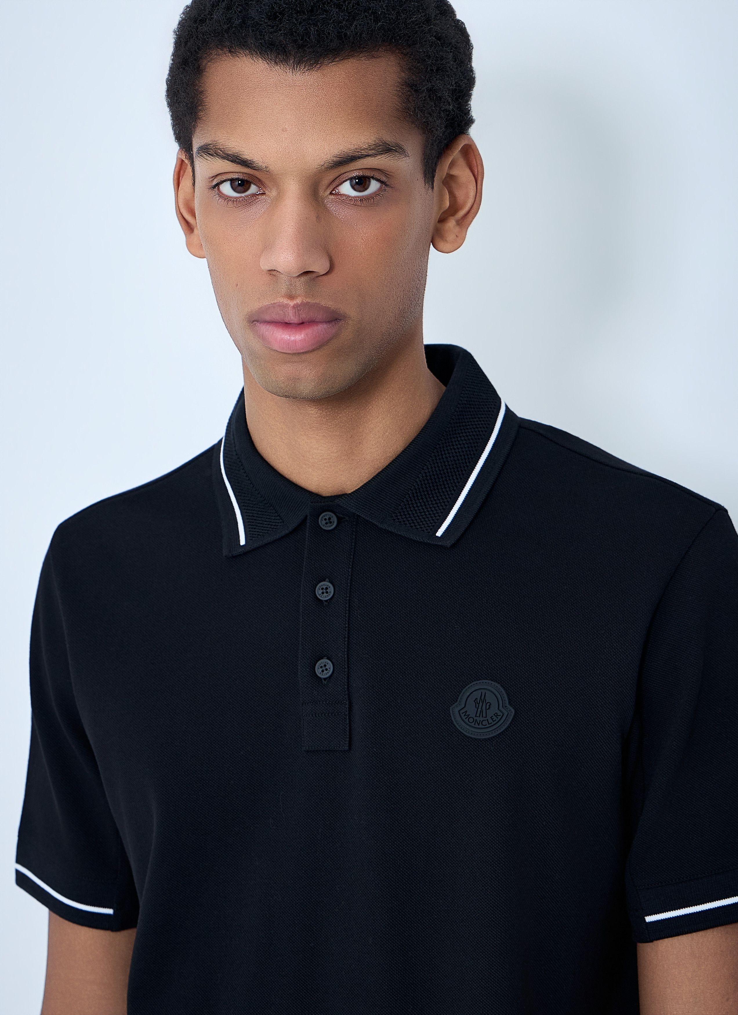 Moncler Logo Motif Polo Shirt Size US XXL / EU 58 / 5 - 5 Thumbnail