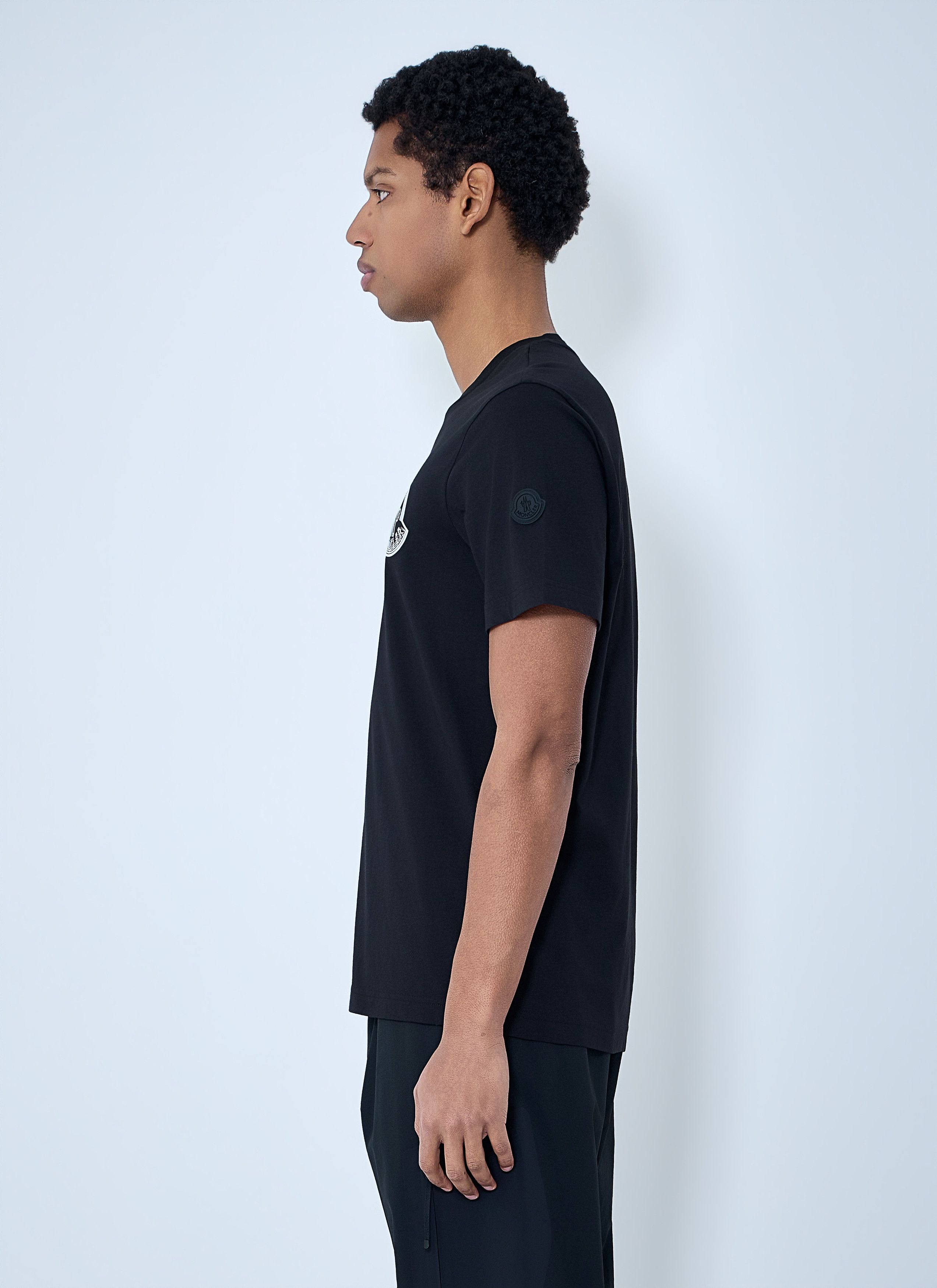 Moncler Logo Motif Cotton T-shirt Size US M / EU 48-50 / 2 - 3 Thumbnail