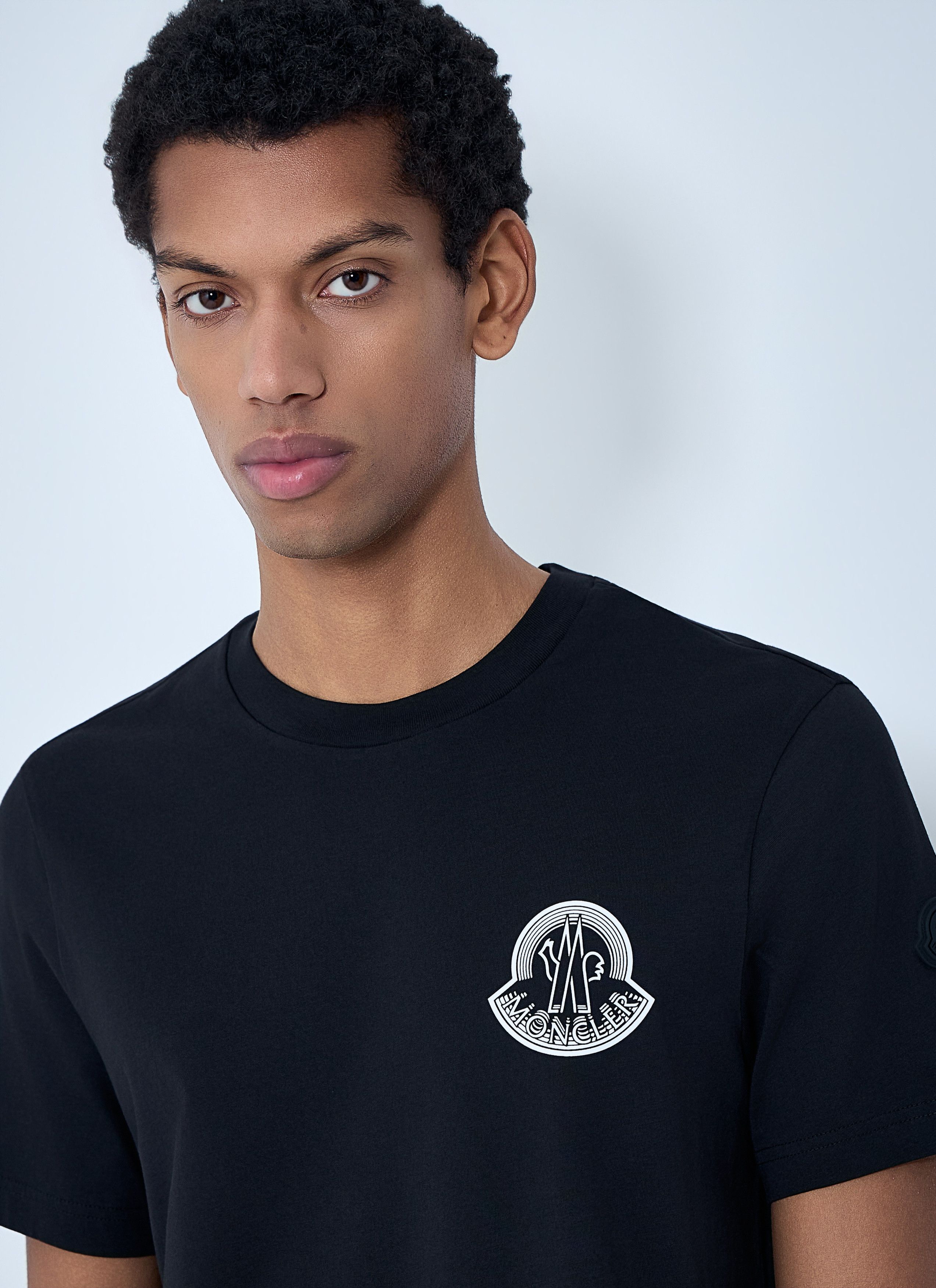Moncler Logo Motif Cotton T-shirt Size US XL / EU 56 / 4 - 5 Thumbnail