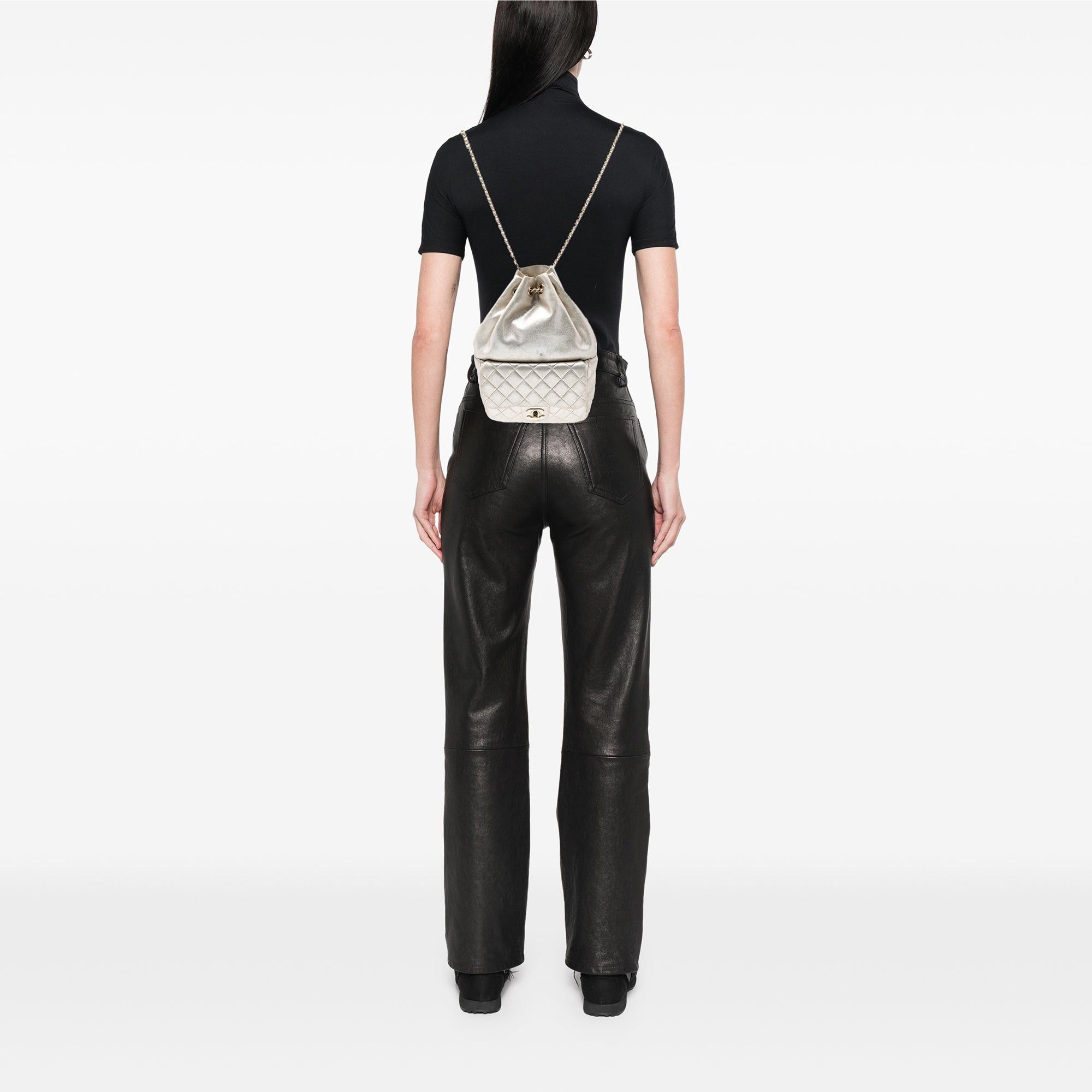 Chanel Small Metallic Lambskin In Seoul Backpack Size ONE SIZE - 7 Thumbnail