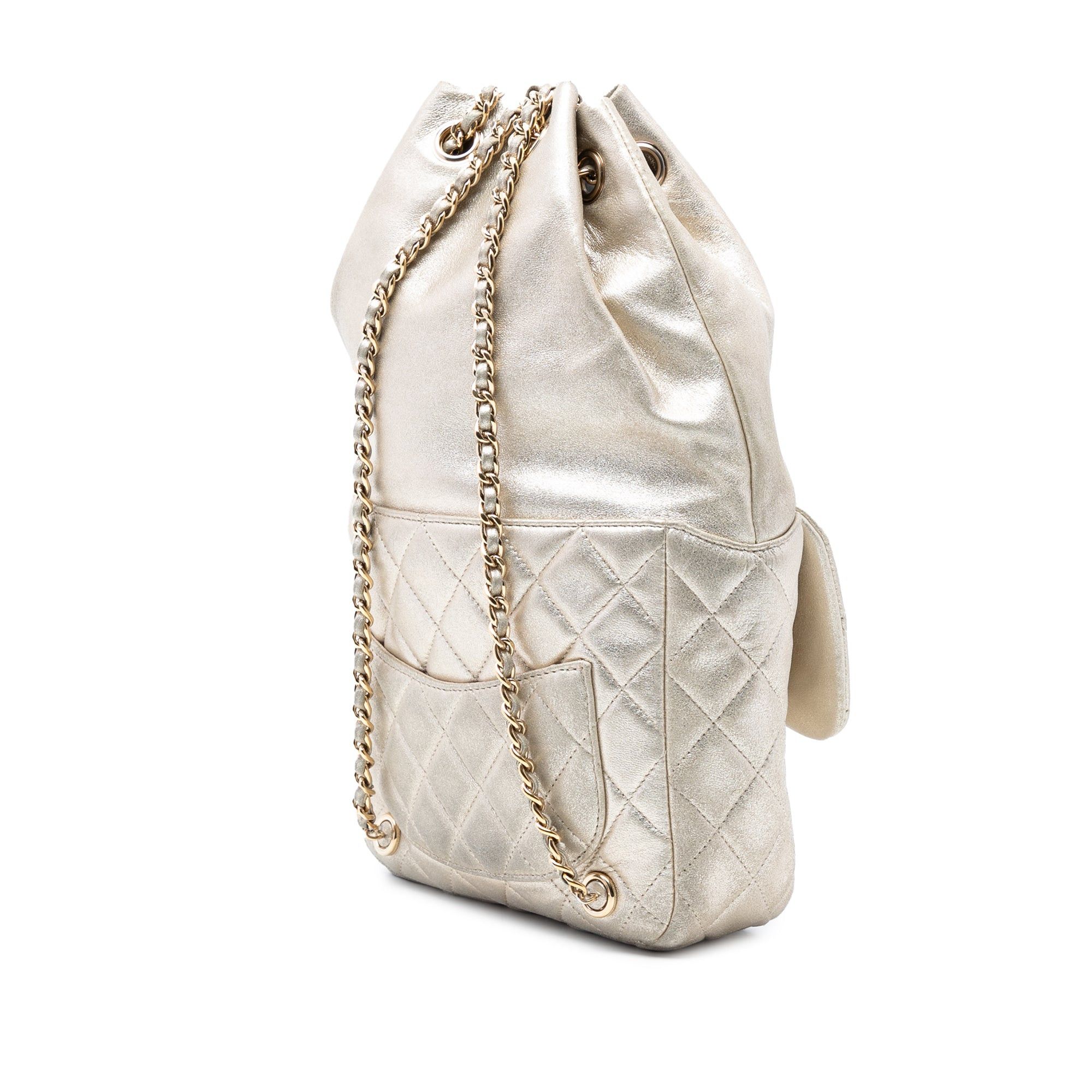 Chanel Small Metallic Lambskin In Seoul Backpack Size ONE SIZE - 2 Thumbnail