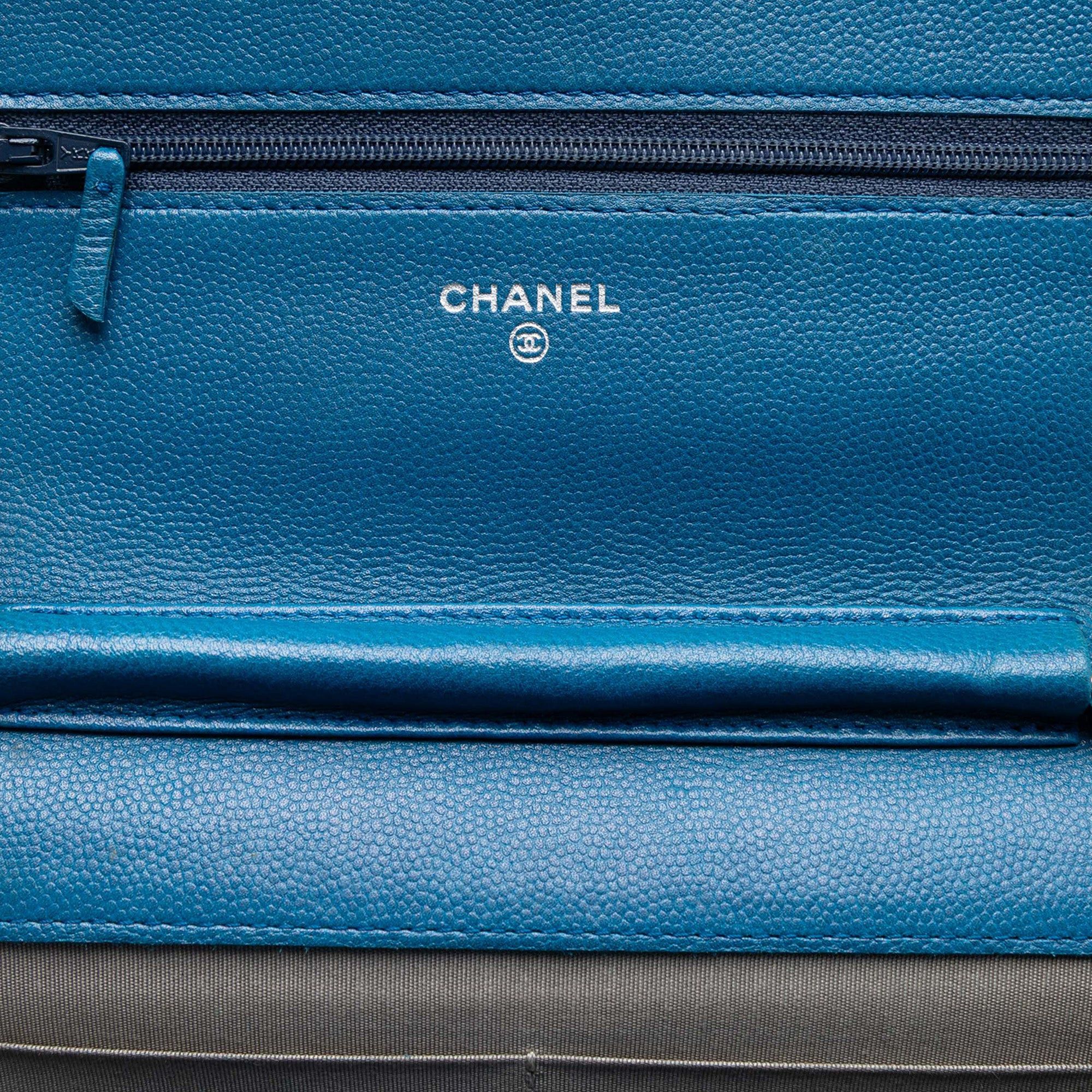 Chanel CC Caviar Sevruga Wallet On Chain Size ONE SIZE - 5 Thumbnail