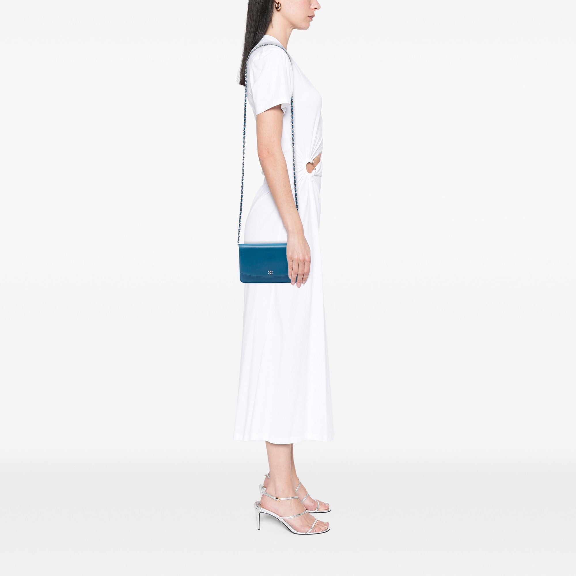 Chanel CC Caviar Sevruga Wallet On Chain Size ONE SIZE - 7 Thumbnail