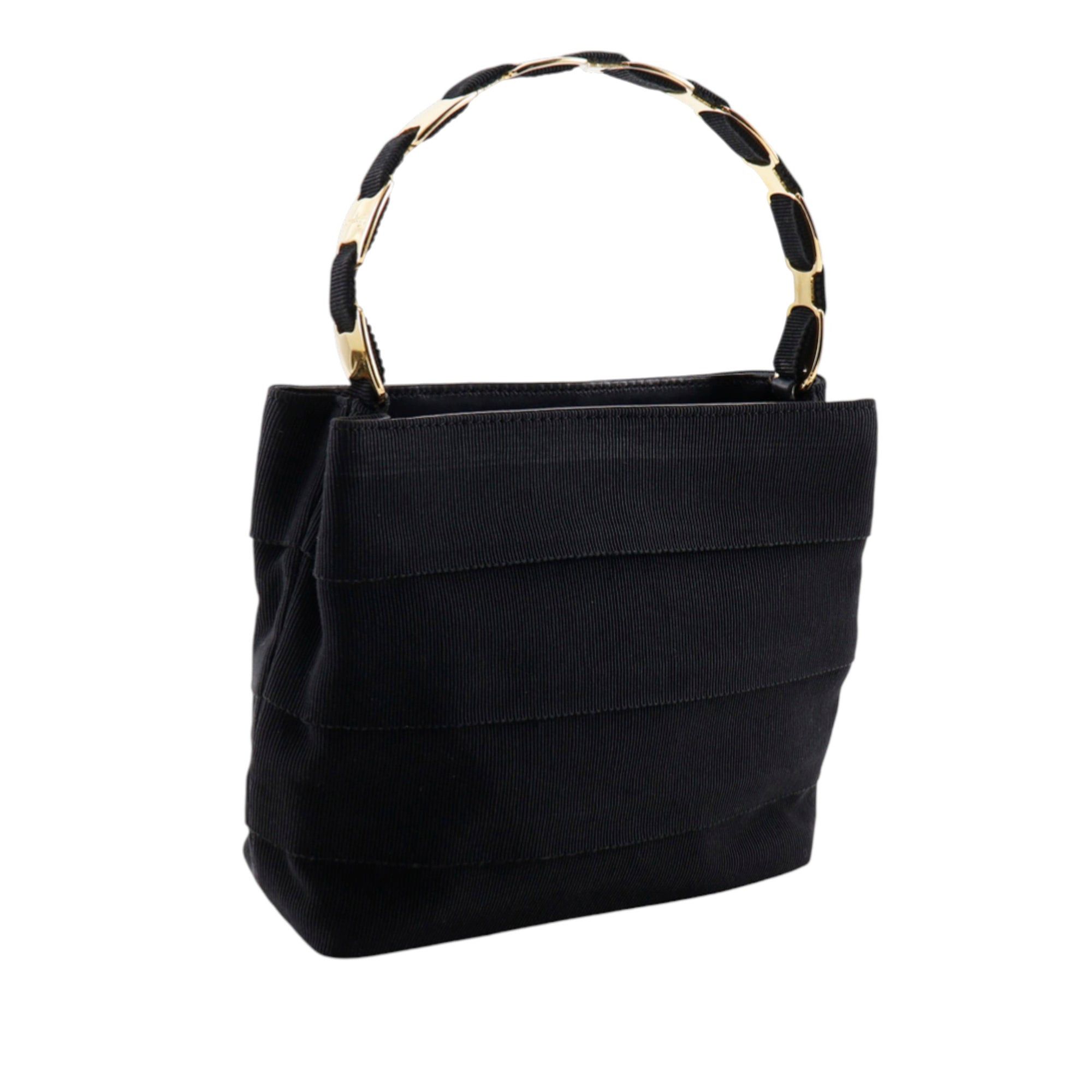 Salvatore Ferragamo Nylon Tiered Grosgrain Vara Satchel Size ONE SIZE - 2 Thumbnail