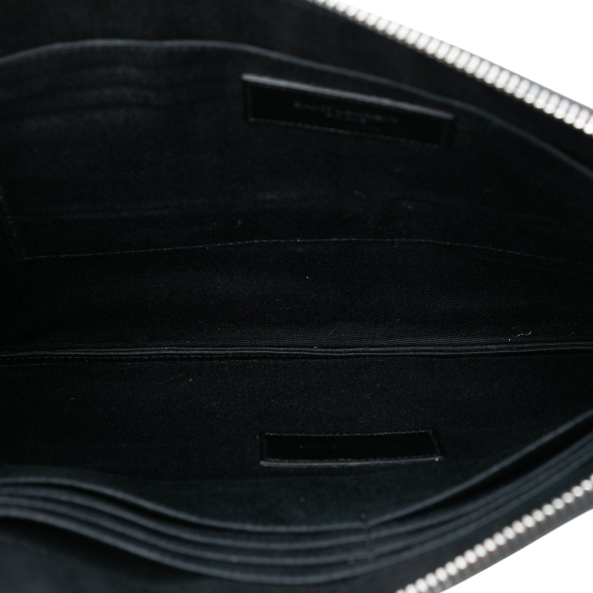 Saint Laurent Paris Leather Star Rider Tablet Pouch Size ONE SIZE - 4 Thumbnail